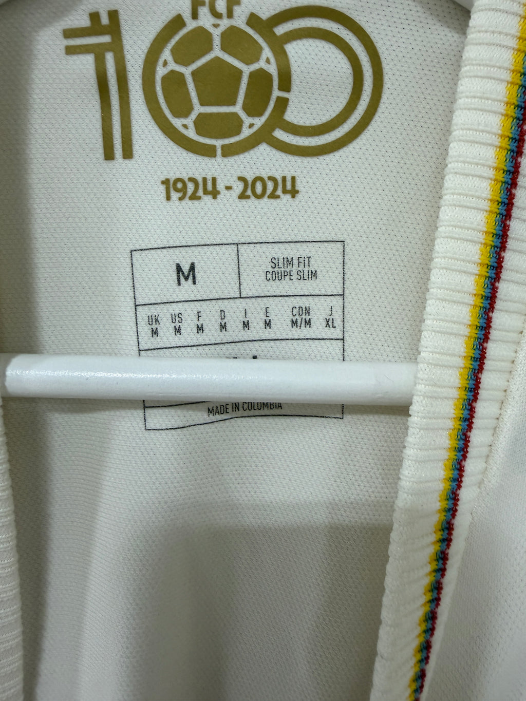 Adidas Colombia Anniversary Jersey – Core White