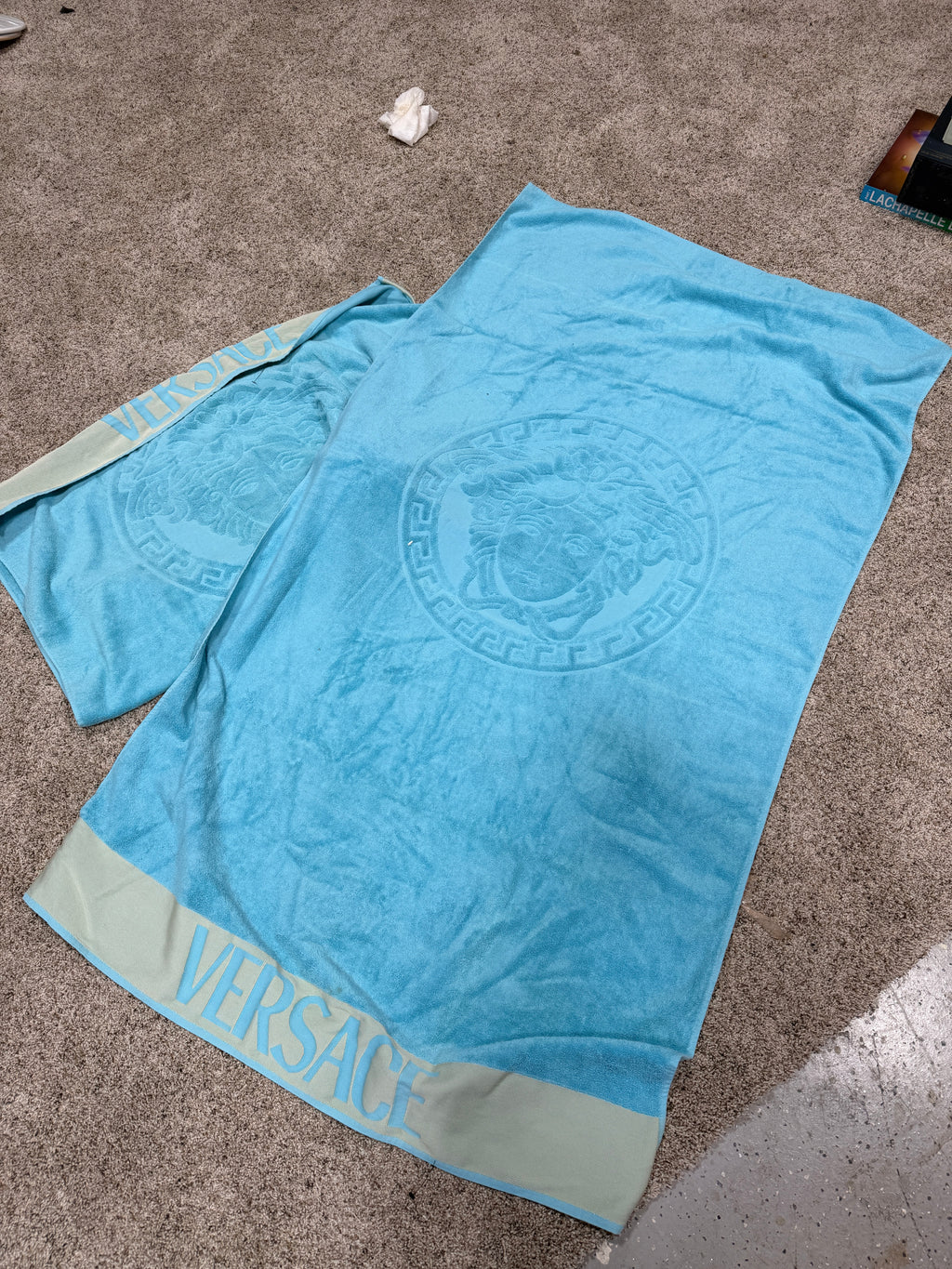 Versace Towels Blue (2 Included)