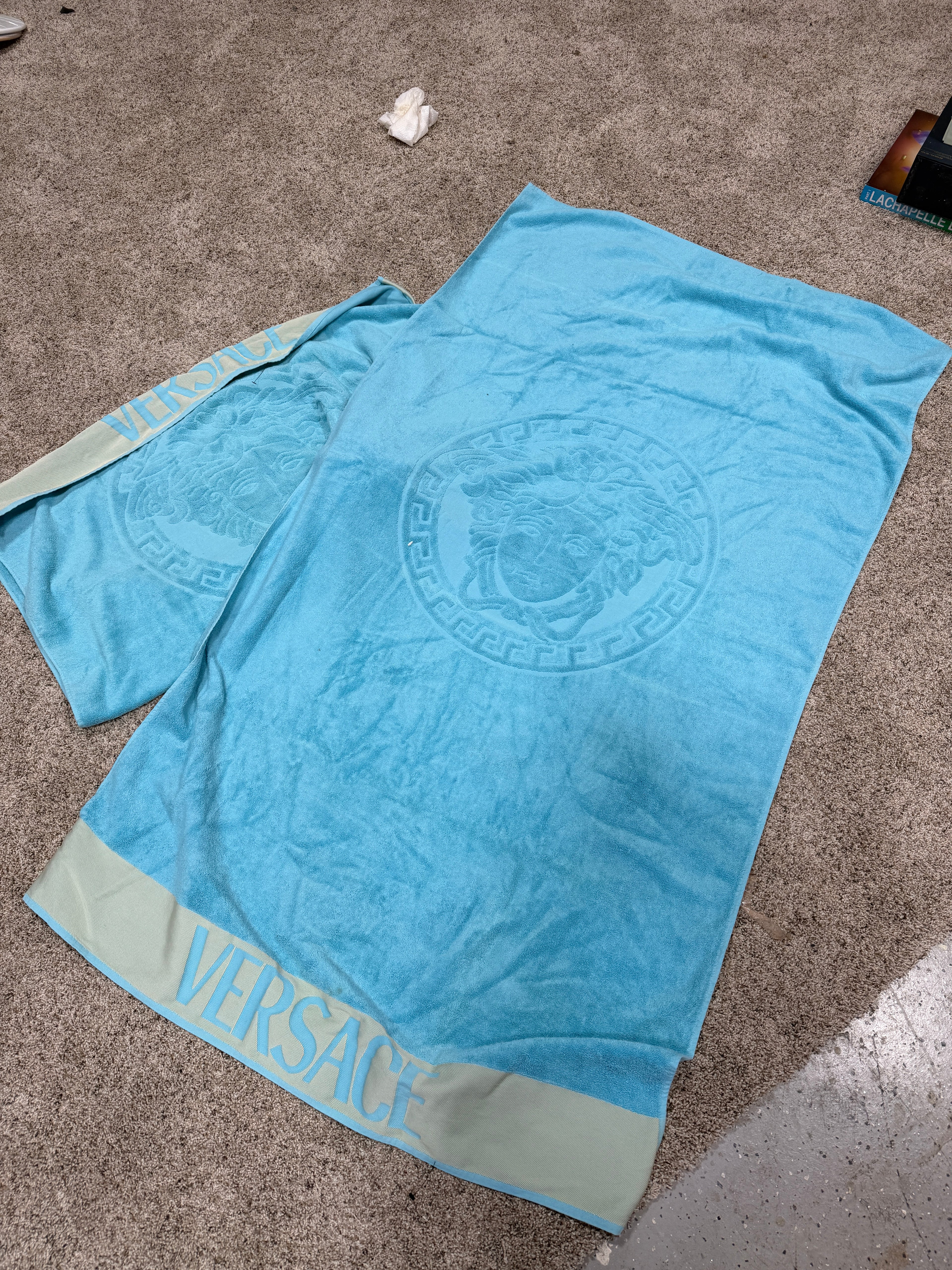 Versace Towels Blue (2 Included)