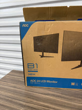Load image into Gallery viewer, AOC 24B1H 24&quot; Full HD 1920x1080 Monitor
