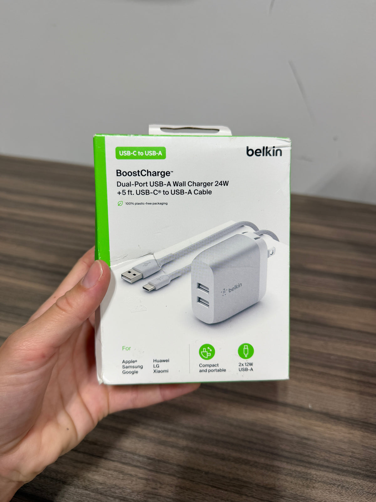 Belkin BoostCharge 24W Dual USB-A Wall Charger