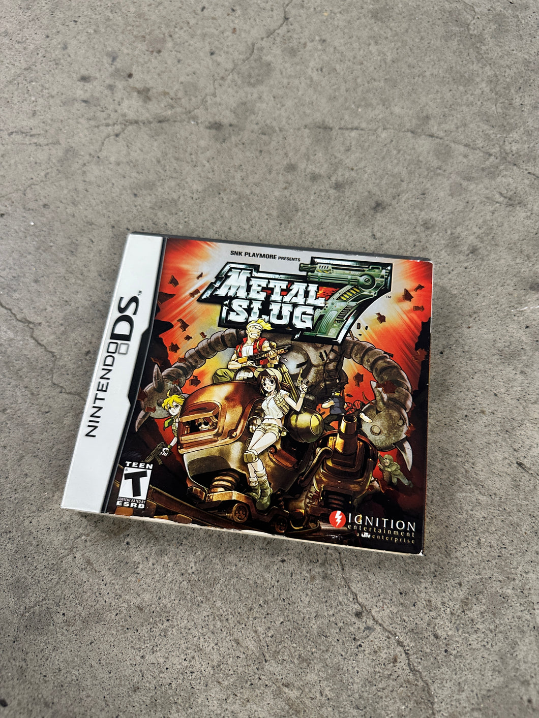 SNK Metal Slug 7 (Nintendo DS) CIB Mini Disk Poster Slipcover