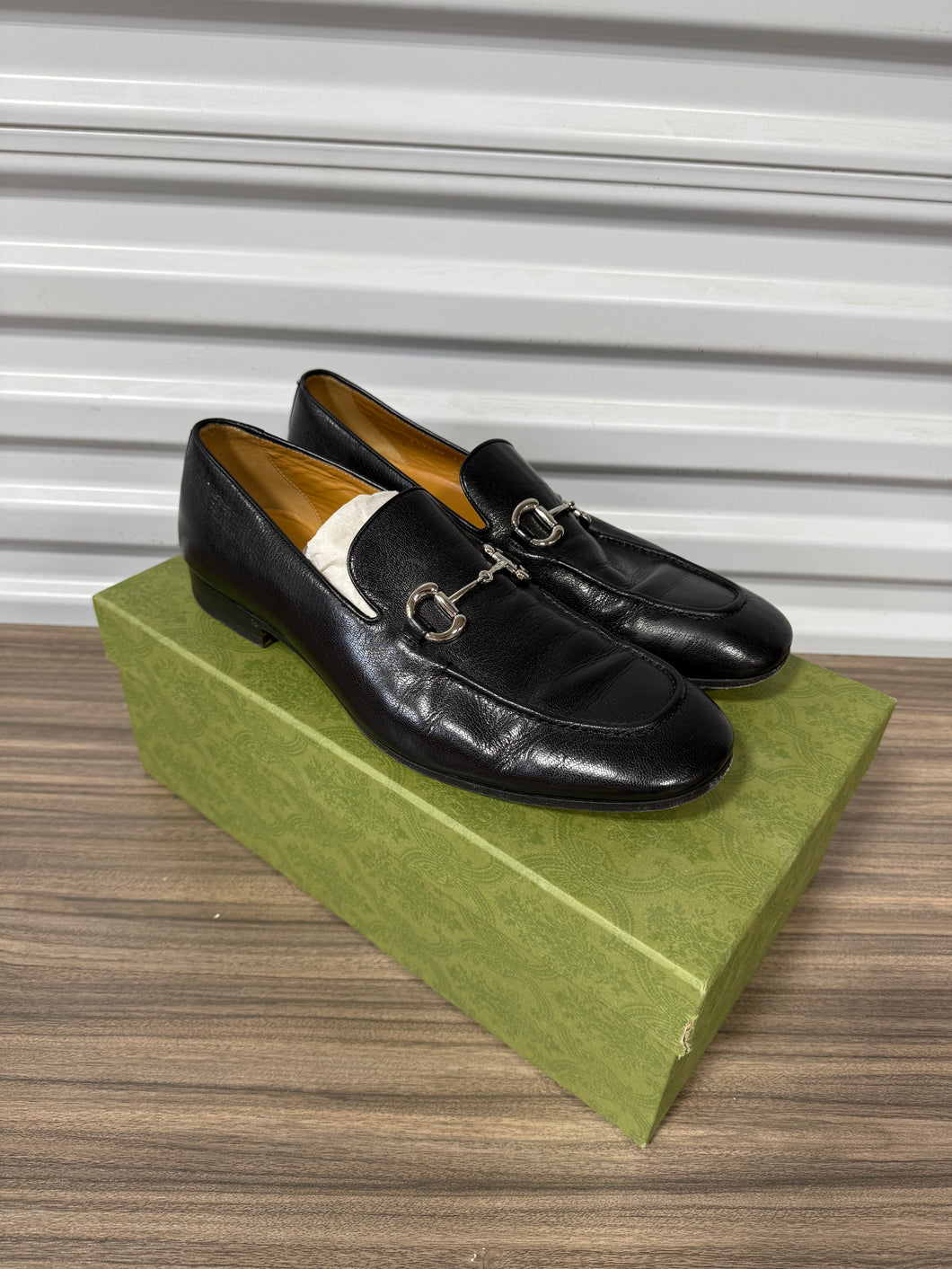 MEN'S GUCCI JORDAAN LOAFER Sz US 12.5/13