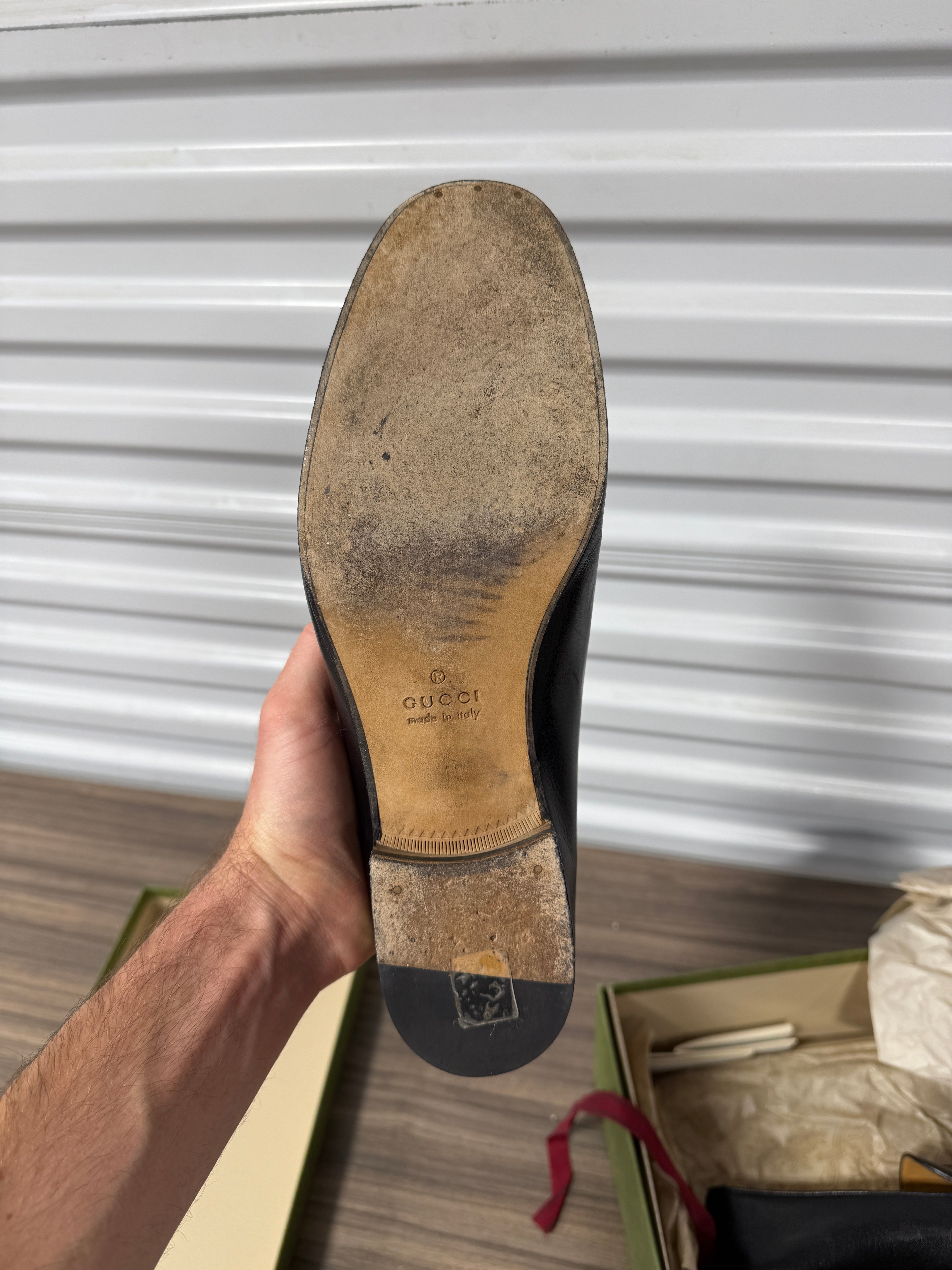 MEN'S GUCCI JORDAAN LOAFER Sz US 12.5/13