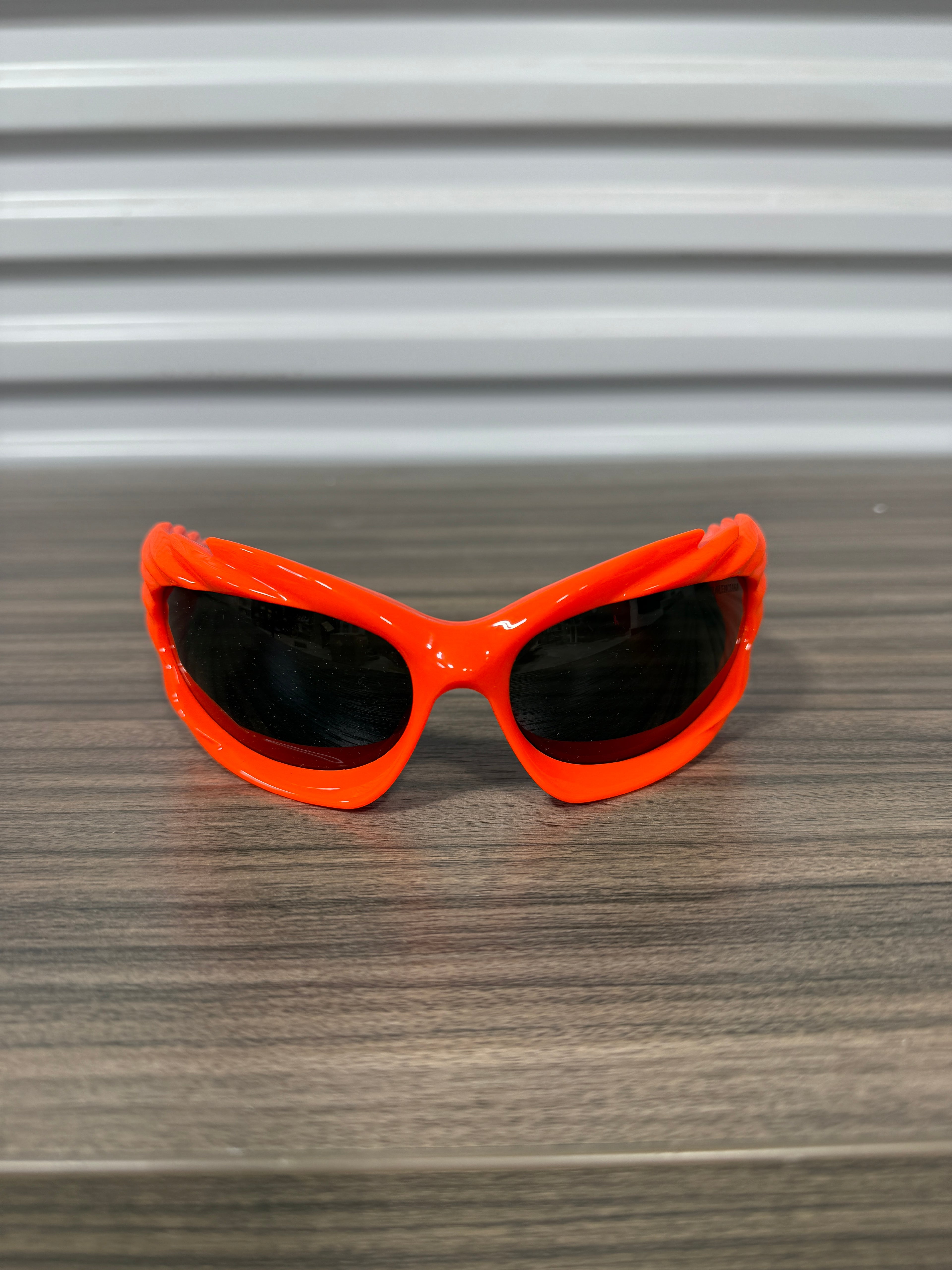 Balenciaga Shield Sunglasses Orange