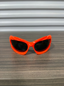 Balenciaga Shield Sunglasses Orange