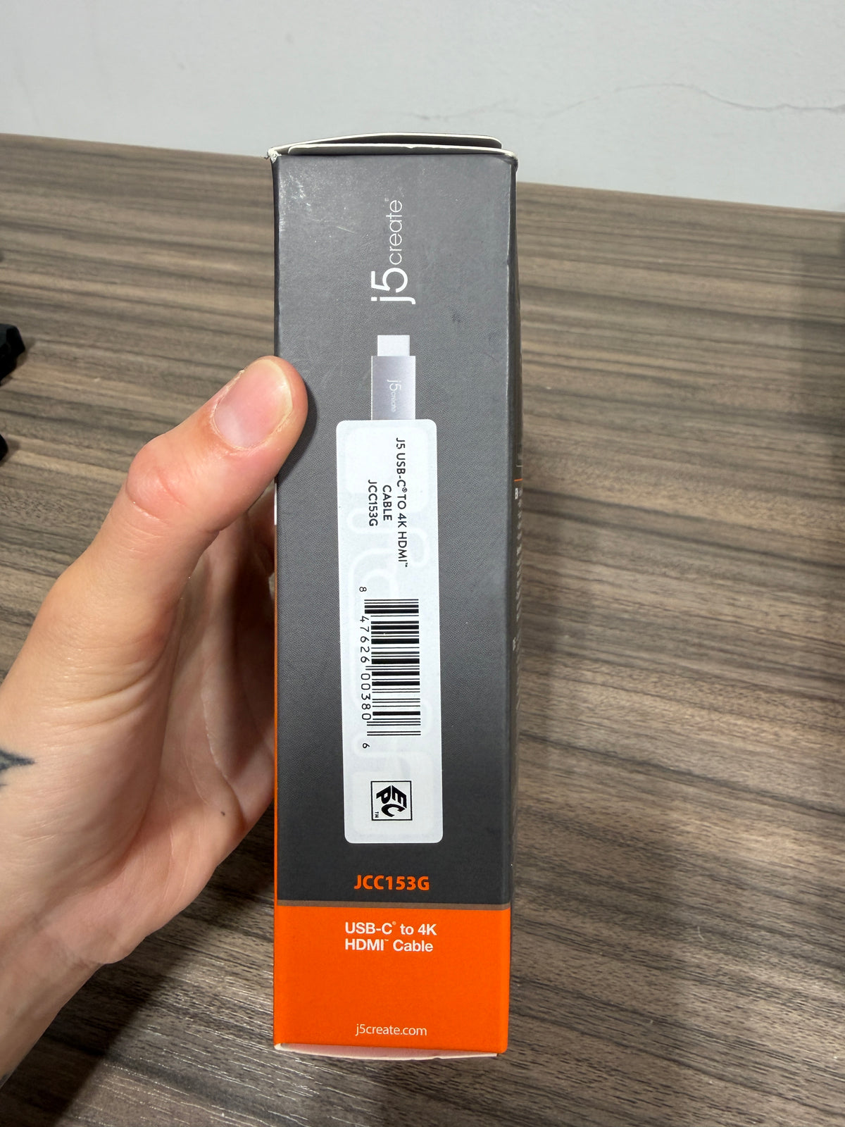 j5create USB-C to 4K HDMI Cable (JCC153G)