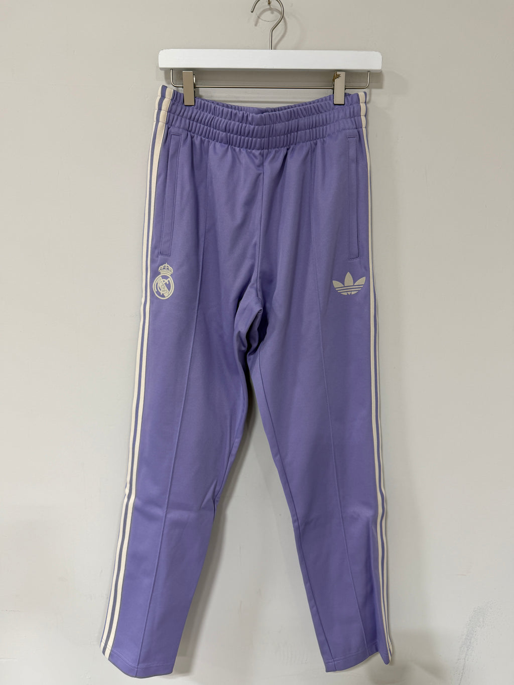 Adidas Real Madrid Track Pants– Magic Lilac/White