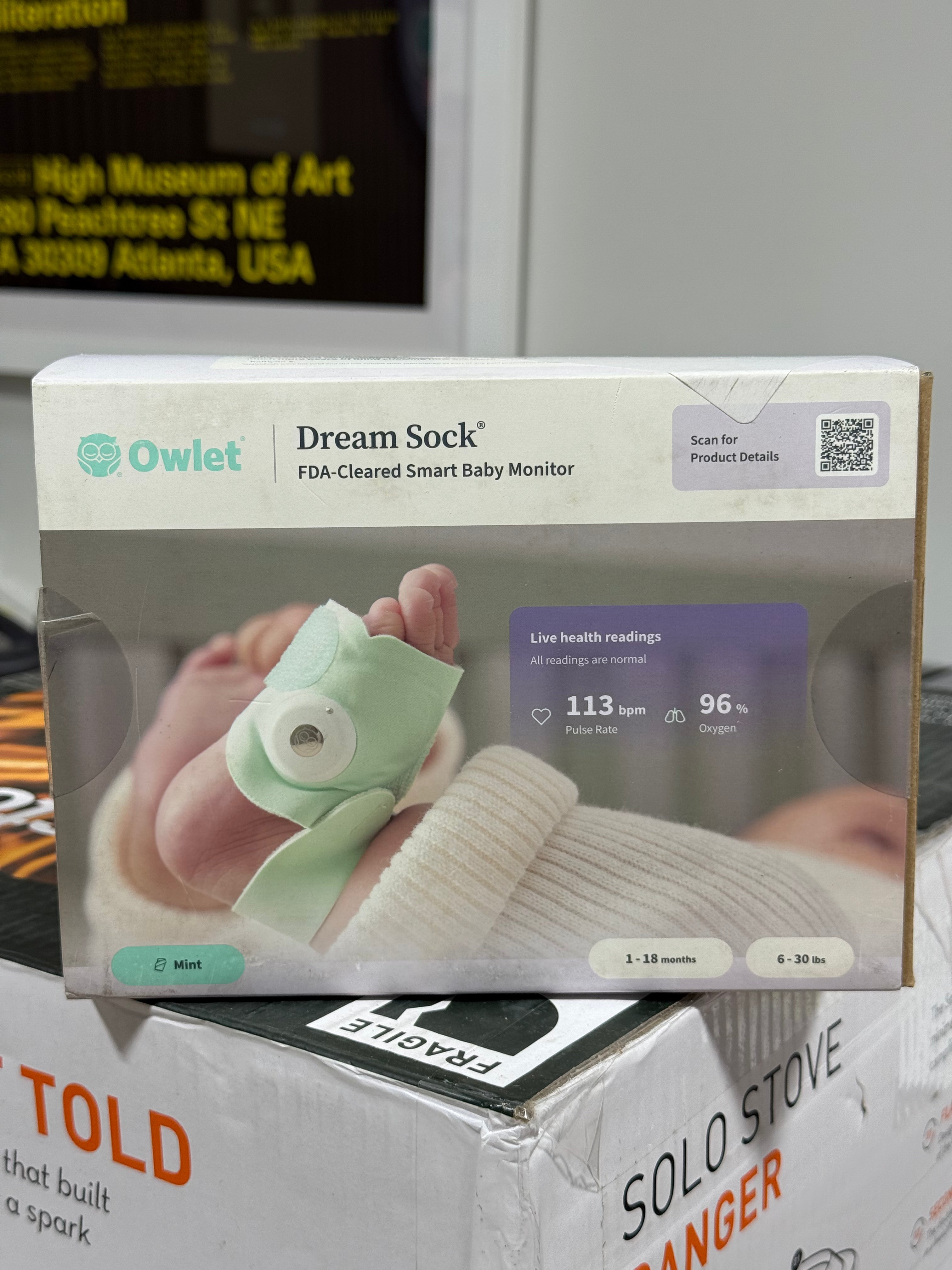 Owlet Dream Sock Baby Monitor