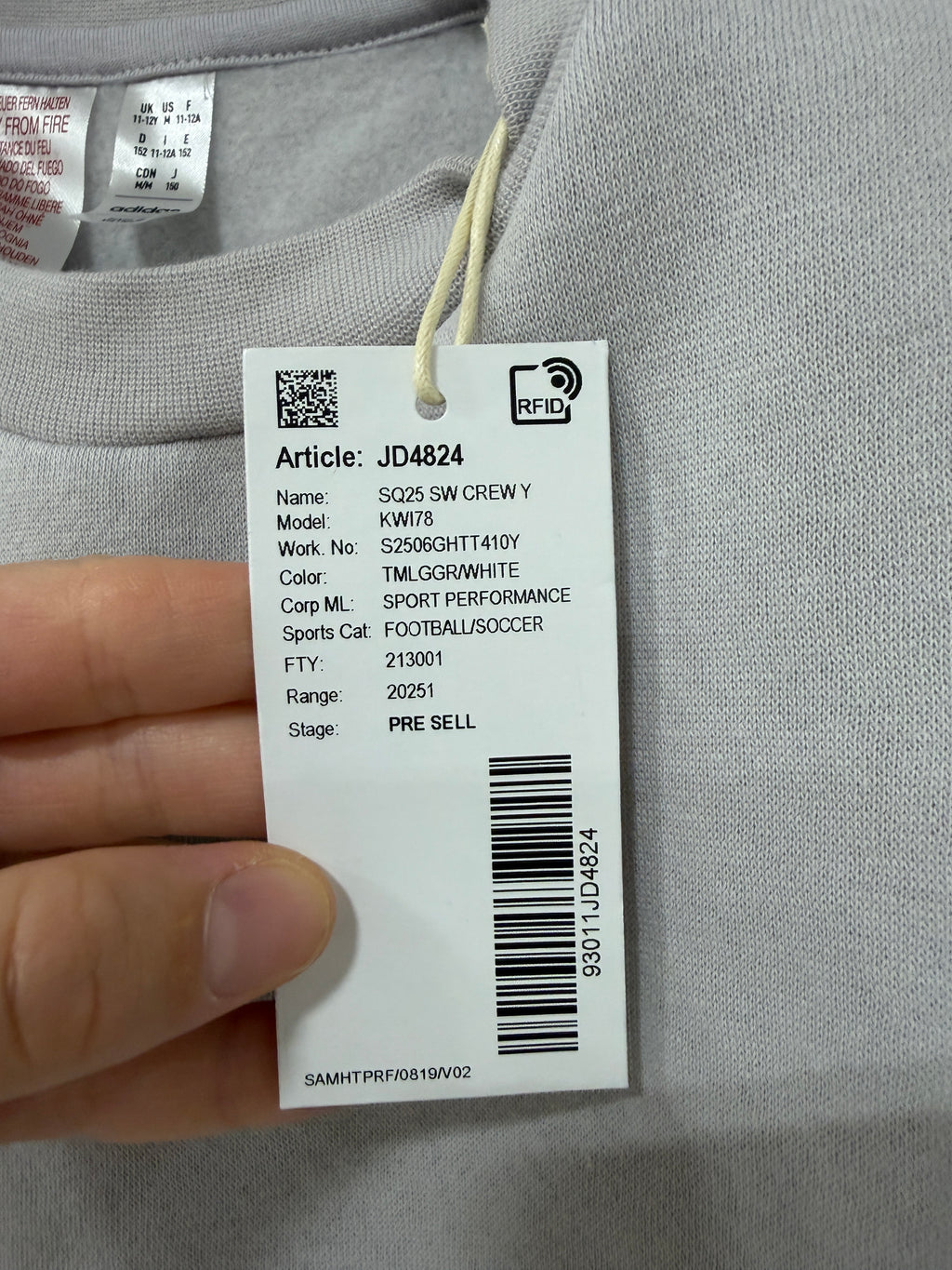 Adidas Squadra 25 Sweatshirt Youth