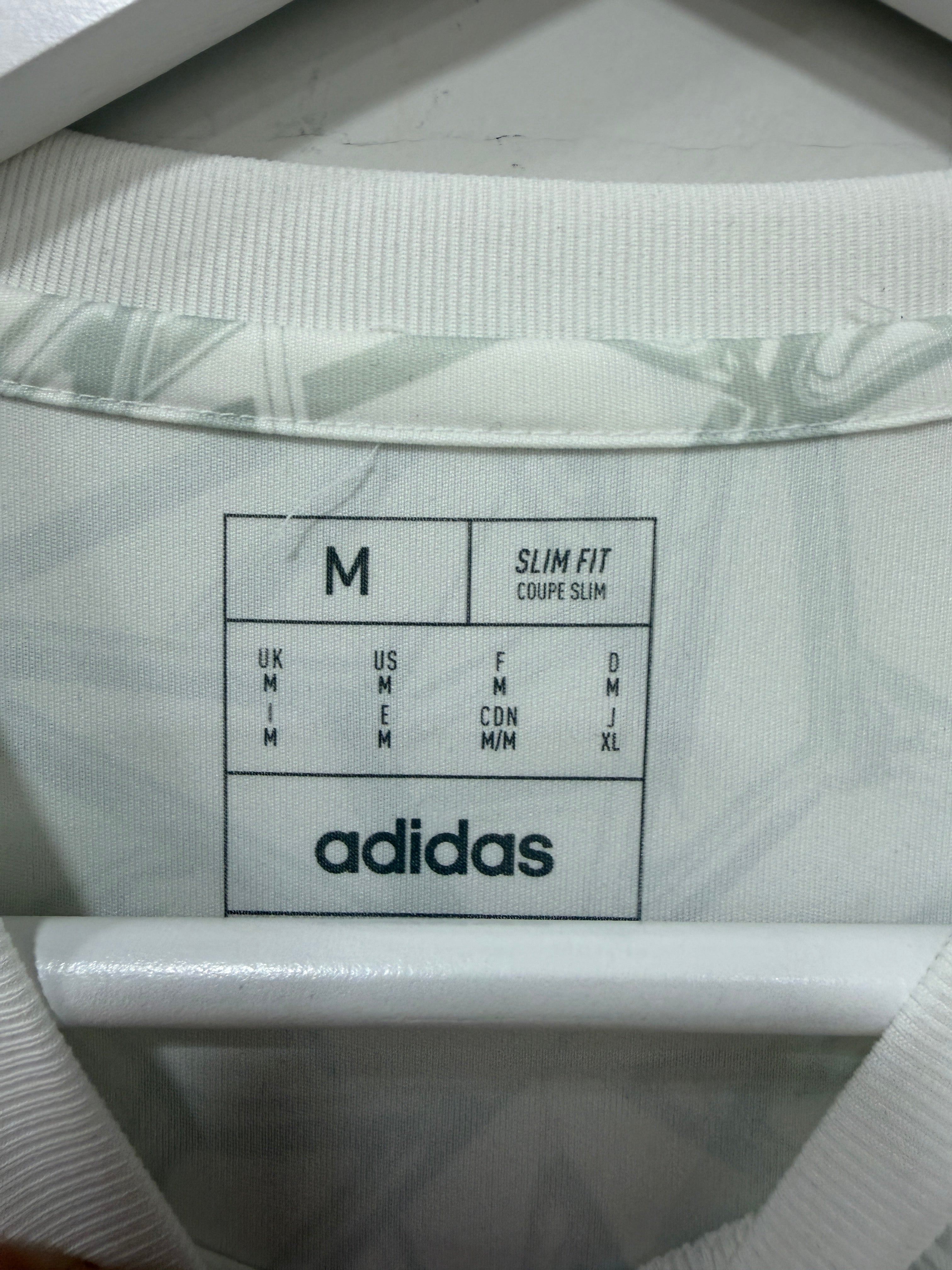 Adidas Real Madrid Pre-Match Shirt – White/Clear