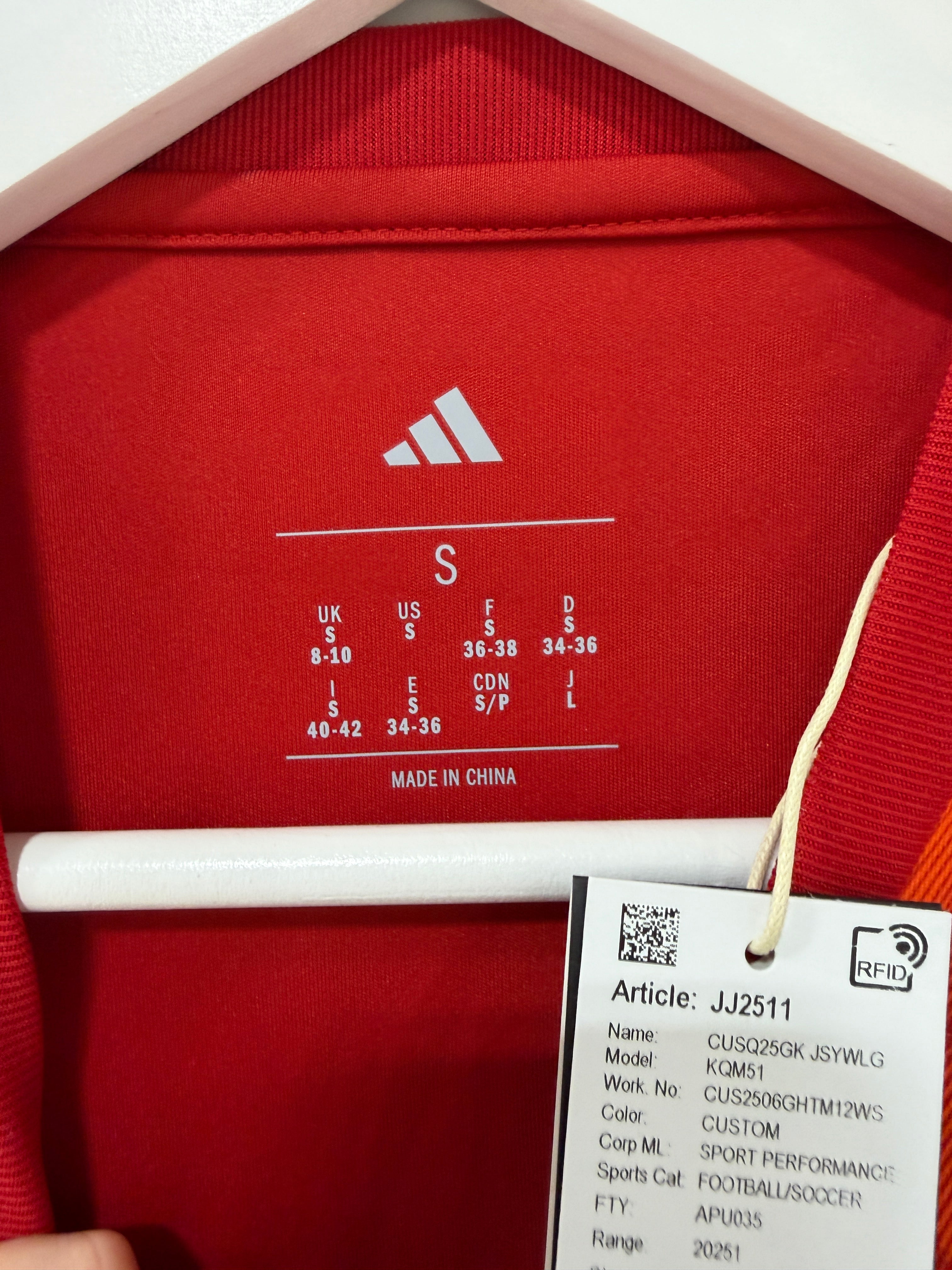 Adidas 2025 Womens Goalkeeper Longsleeve Size S