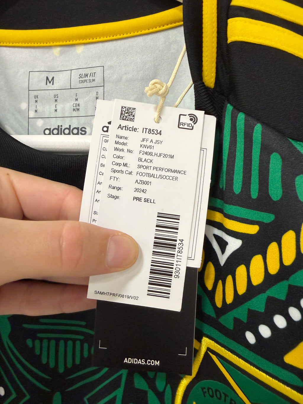Adidas Jamaica 2024 Away Jersey