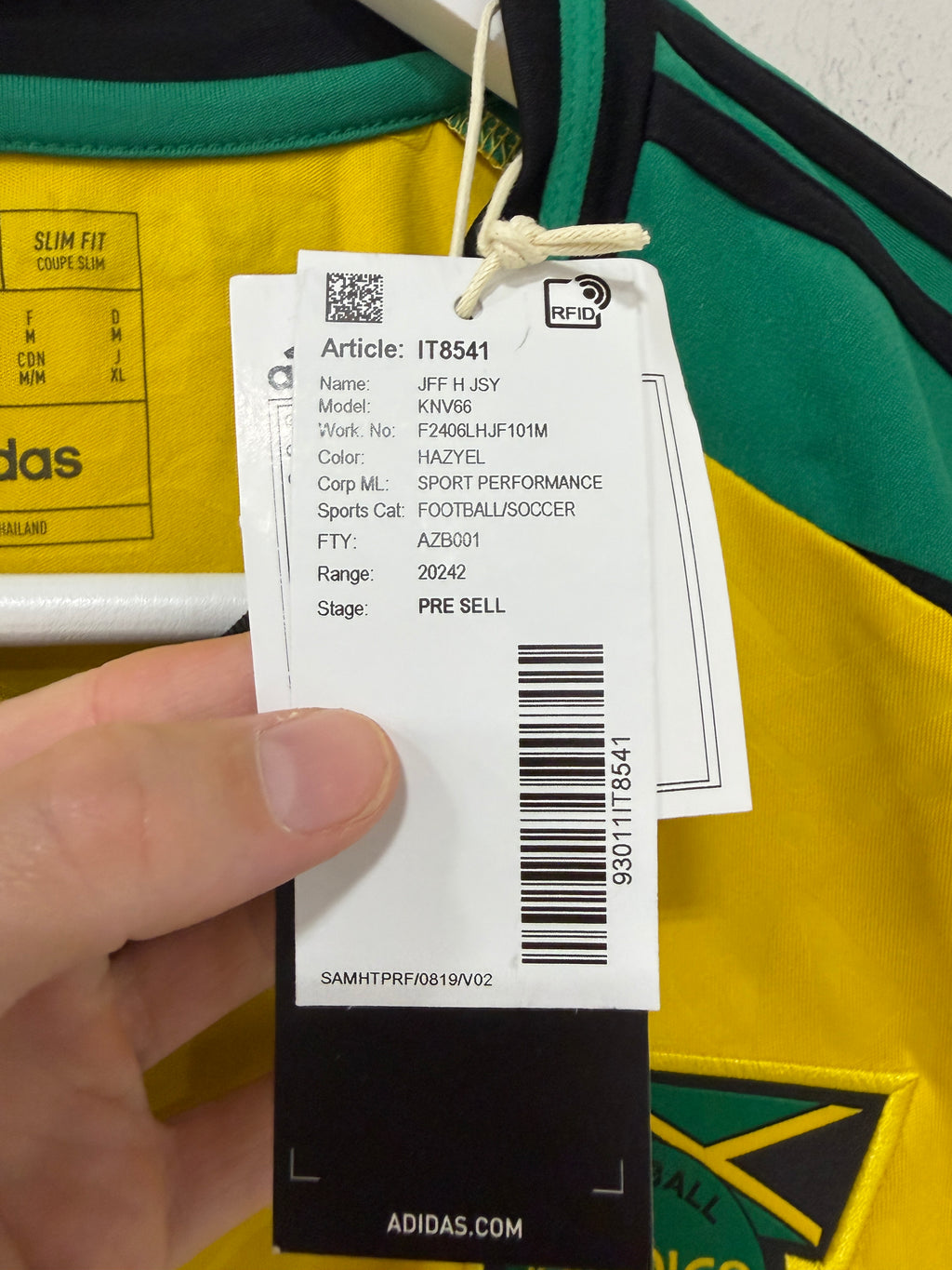 ADIDAS Jamaica 2024 Soccer Football Jersey