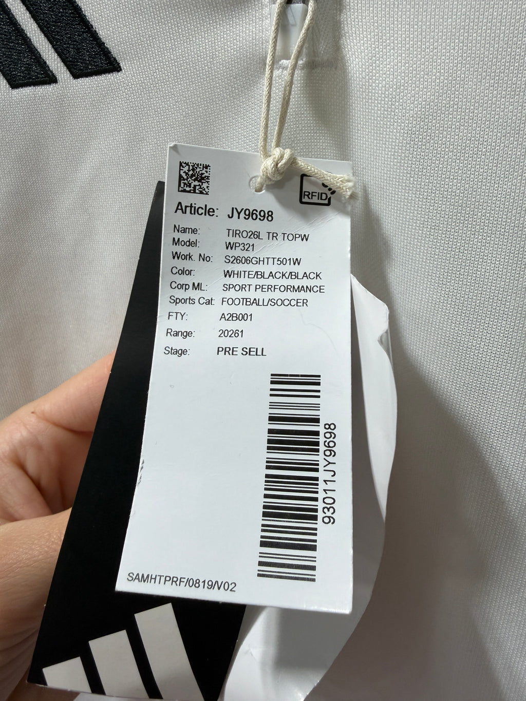 Adidas Tiro 26 League Training Top women's sz S