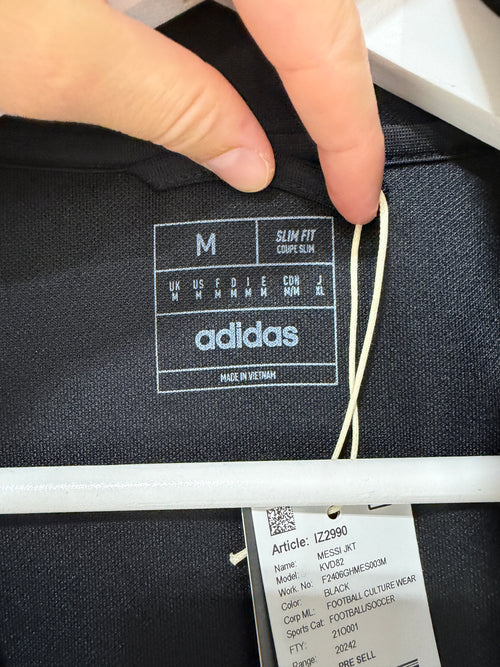 Adidas Messi Suit Jacket Mens – Black