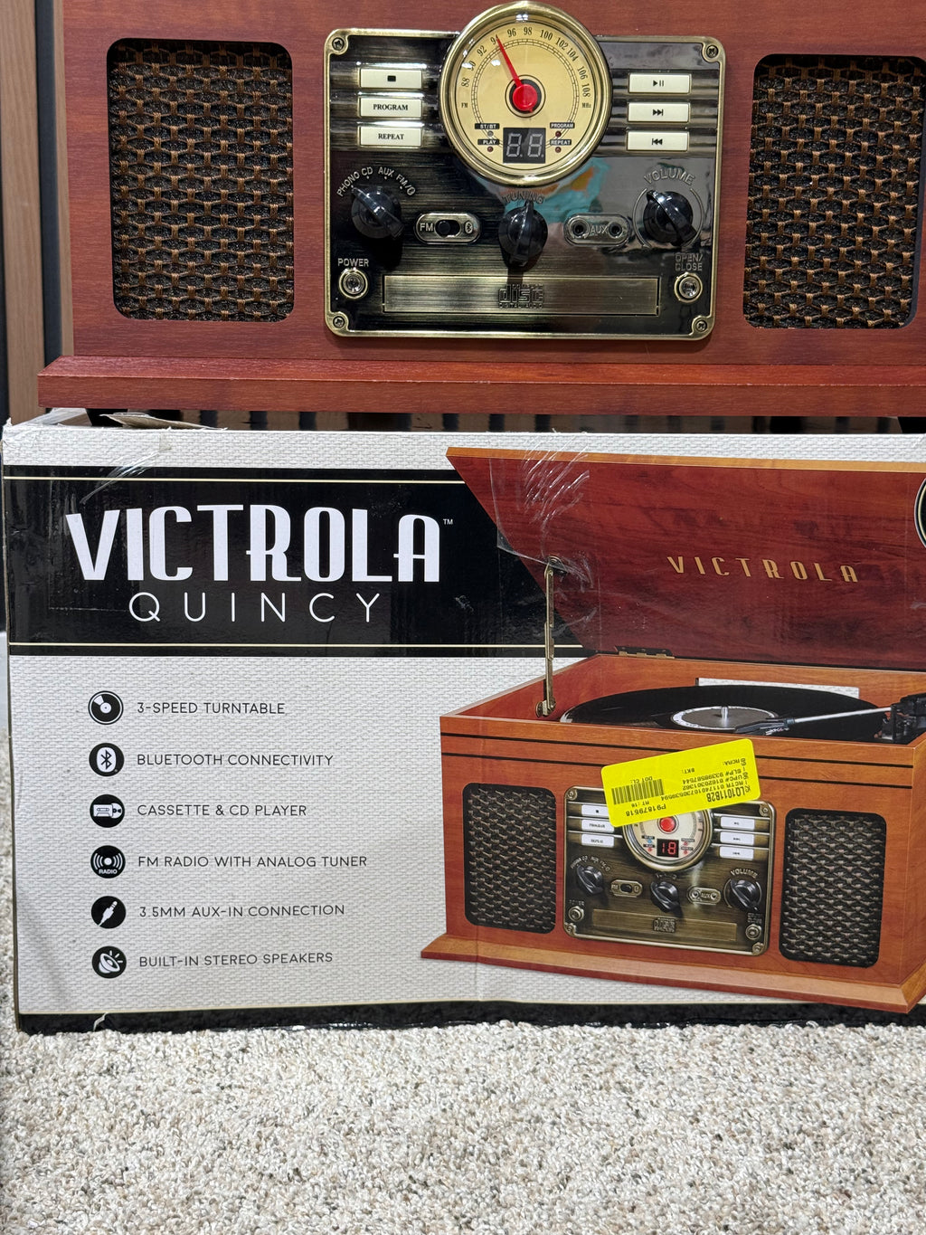 Victrola Quincey Record Player