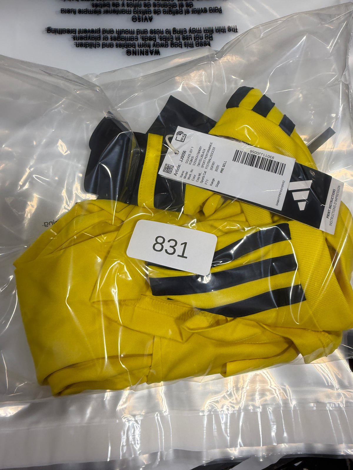 Adidas Squadra 25 Jersey youth sz M