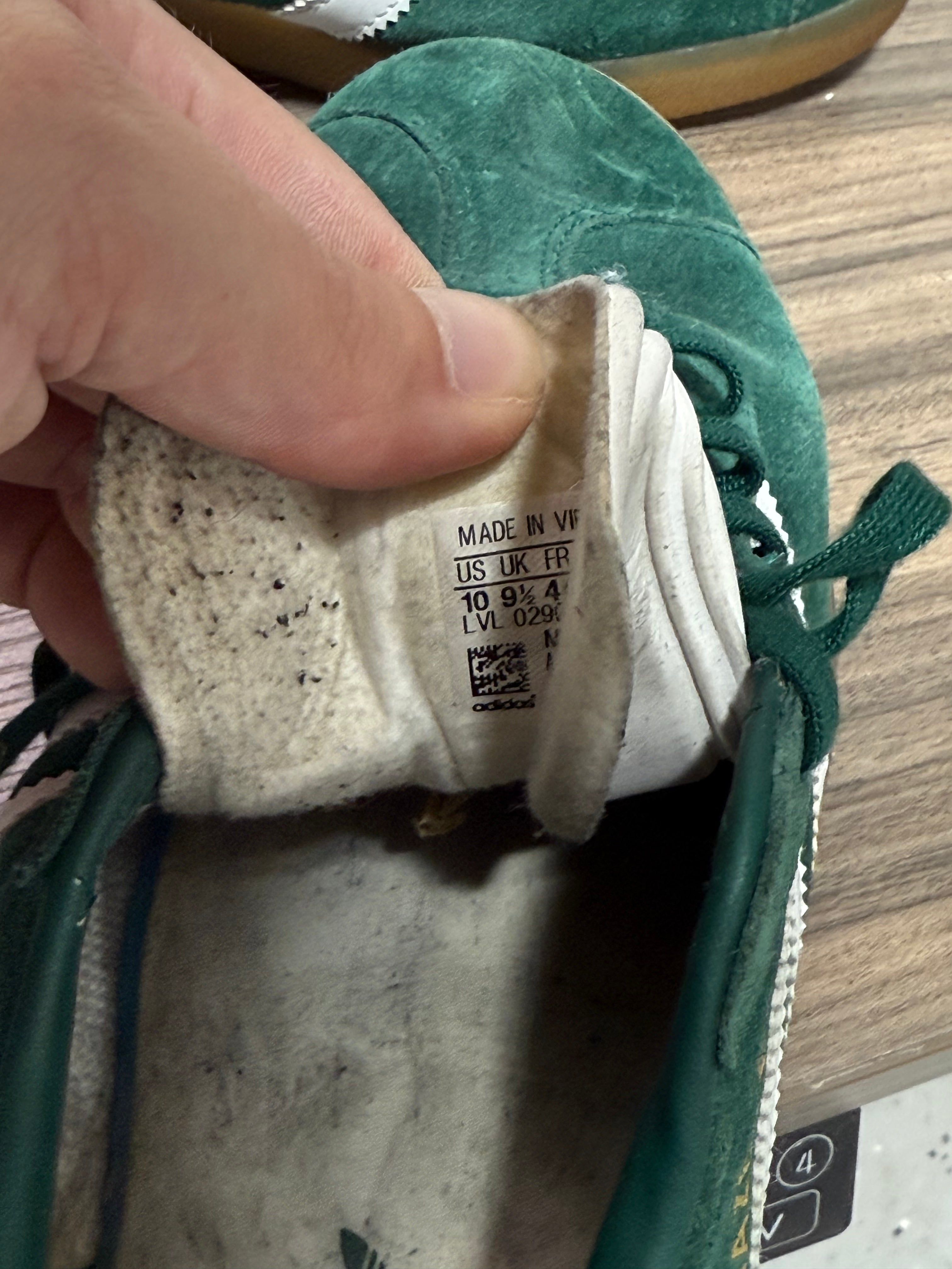Puma Gazelle Green Sz 10 No Box
