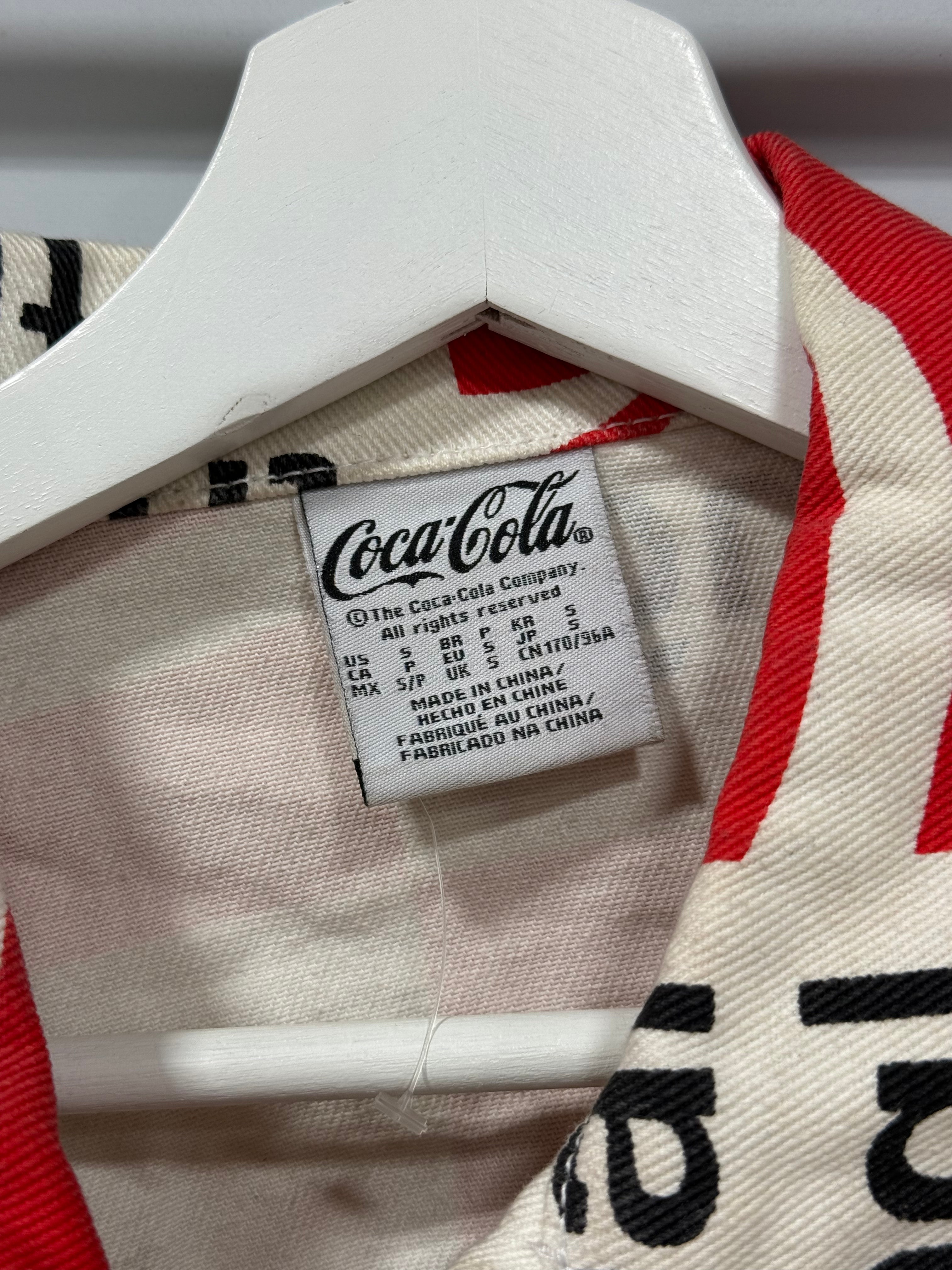 Coca Cola Denim Jacket Sz S