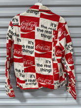 Load image into Gallery viewer, Coca Cola Denim Jacket Sz S
