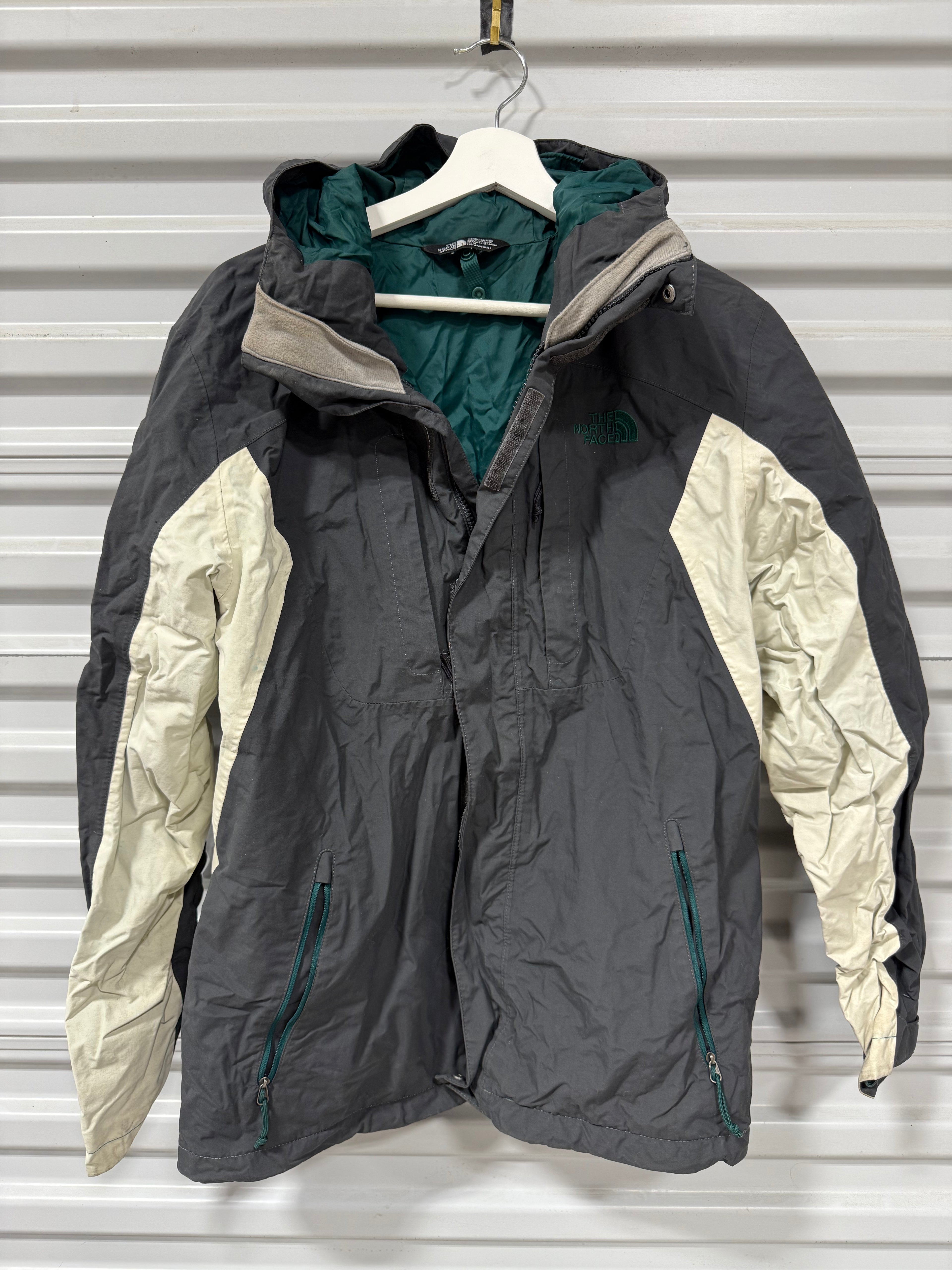The North Face Wind Breaker Grey/Green Sz M