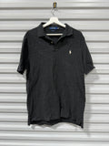Polo Collard Shirt Dark Grey Sz L