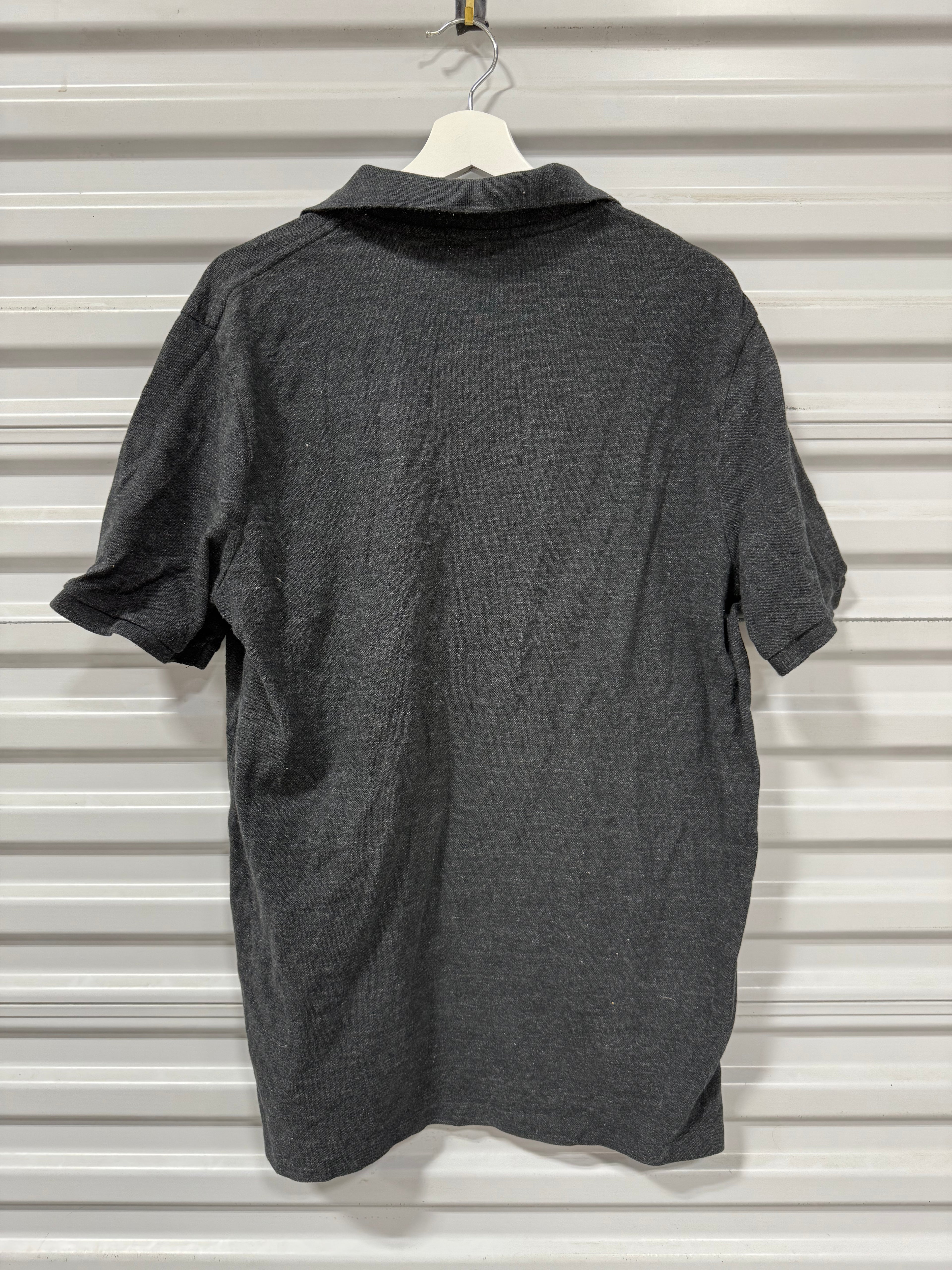 Polo Collard Shirt Dark Grey Sz L