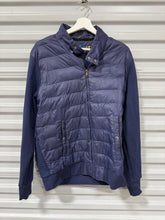 Load image into Gallery viewer, Polo Puffer Style Long Sleeve Navy Sz M
