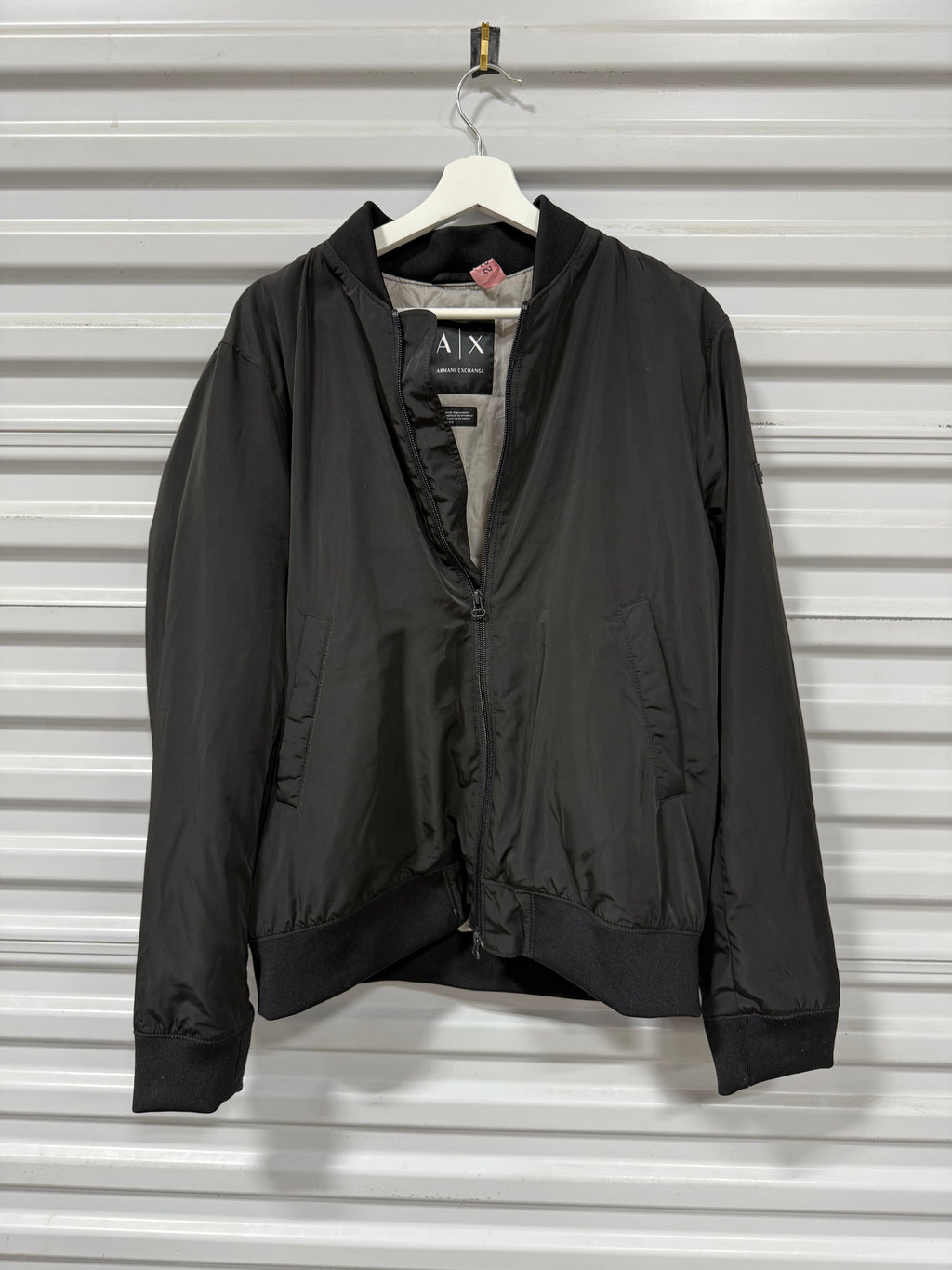 Armani Exchange Zip Up Jacket Black Sz L