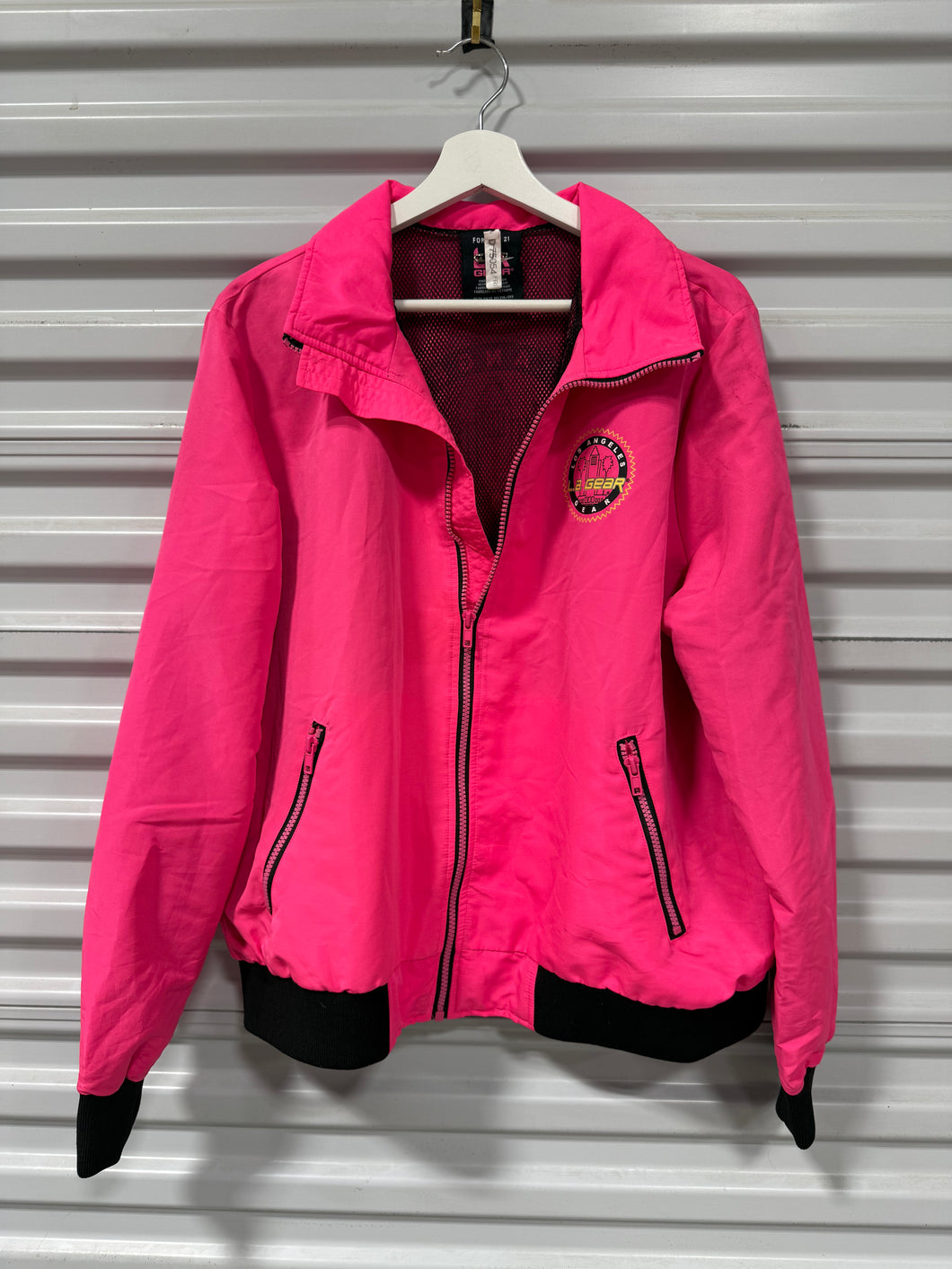 Forever 21 LA Gear Zip Up Jacket Pink