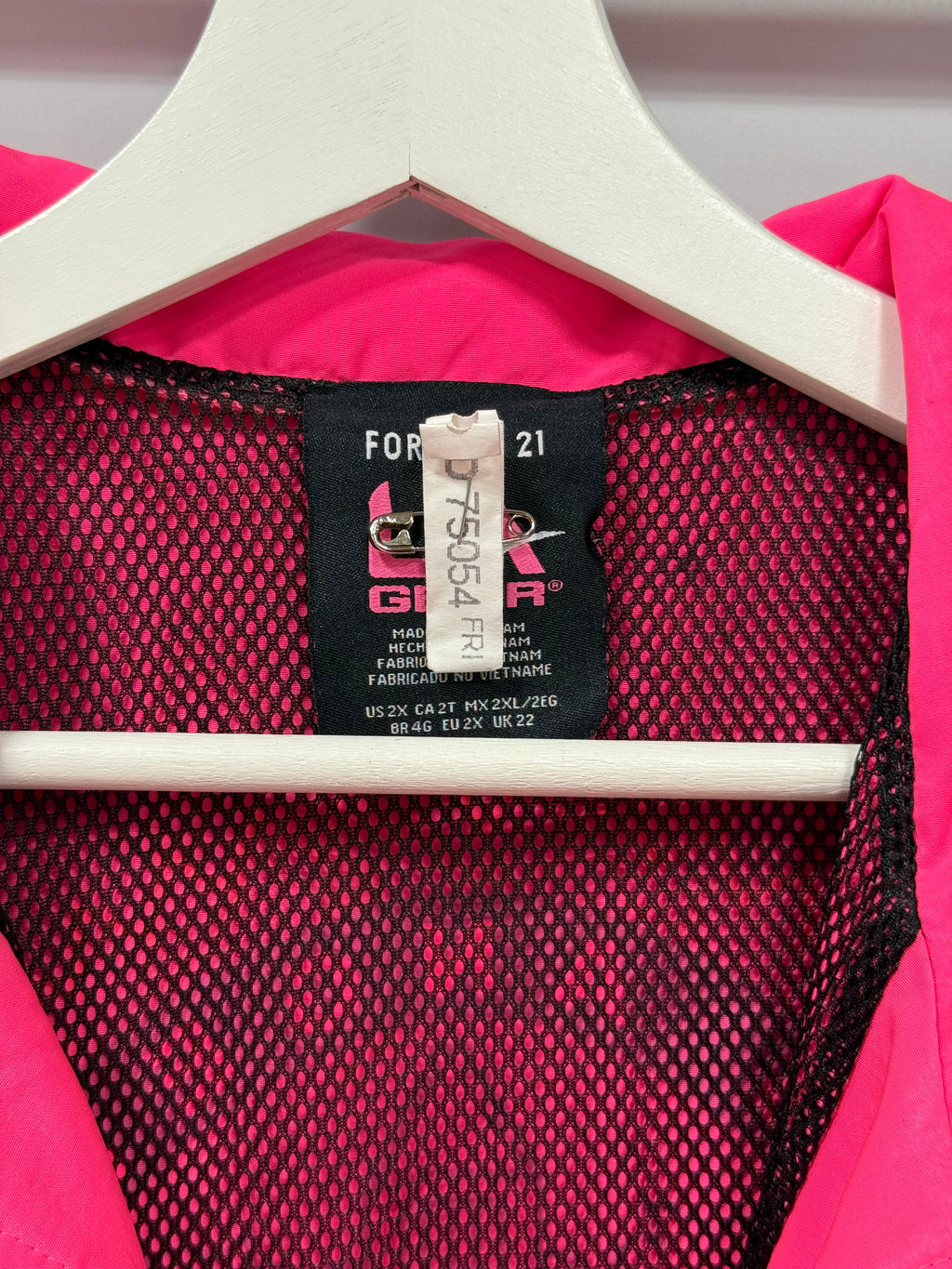 Forever 21 LA Gear Zip Up Jacket Pink
