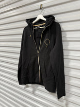 Load image into Gallery viewer, Hugo Boss Zip Up Hoodie Black Sz L
