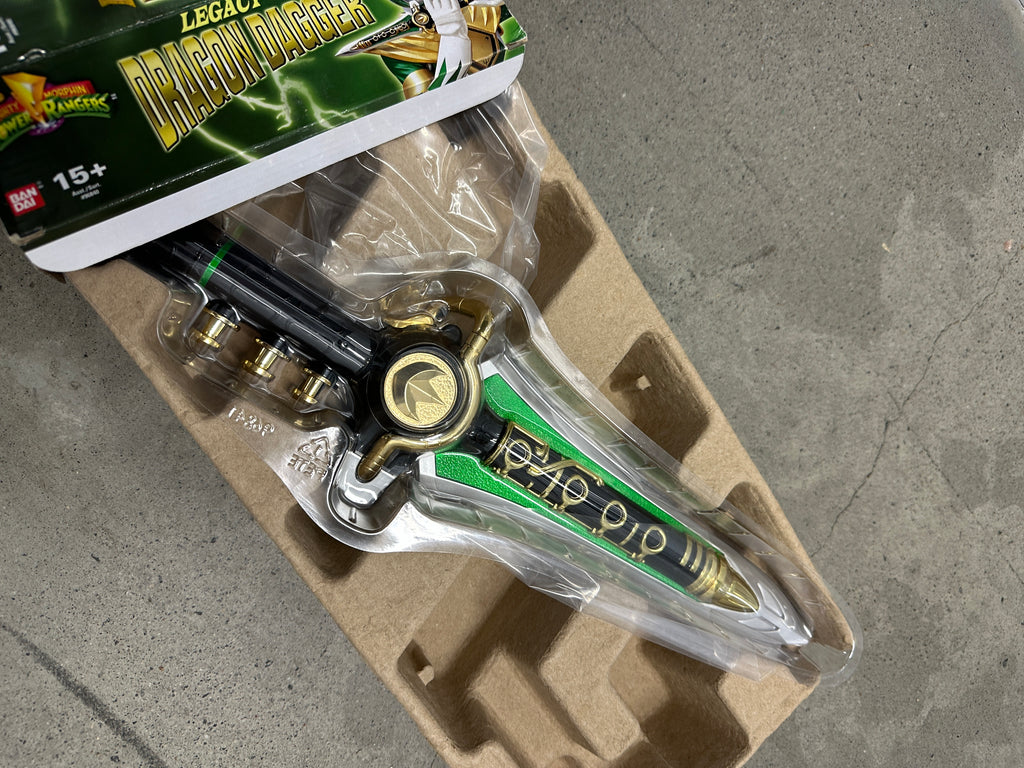 Mighty Morphin Power Rangers Legacy Dragon Dagger 12 inch Sword By Bandai