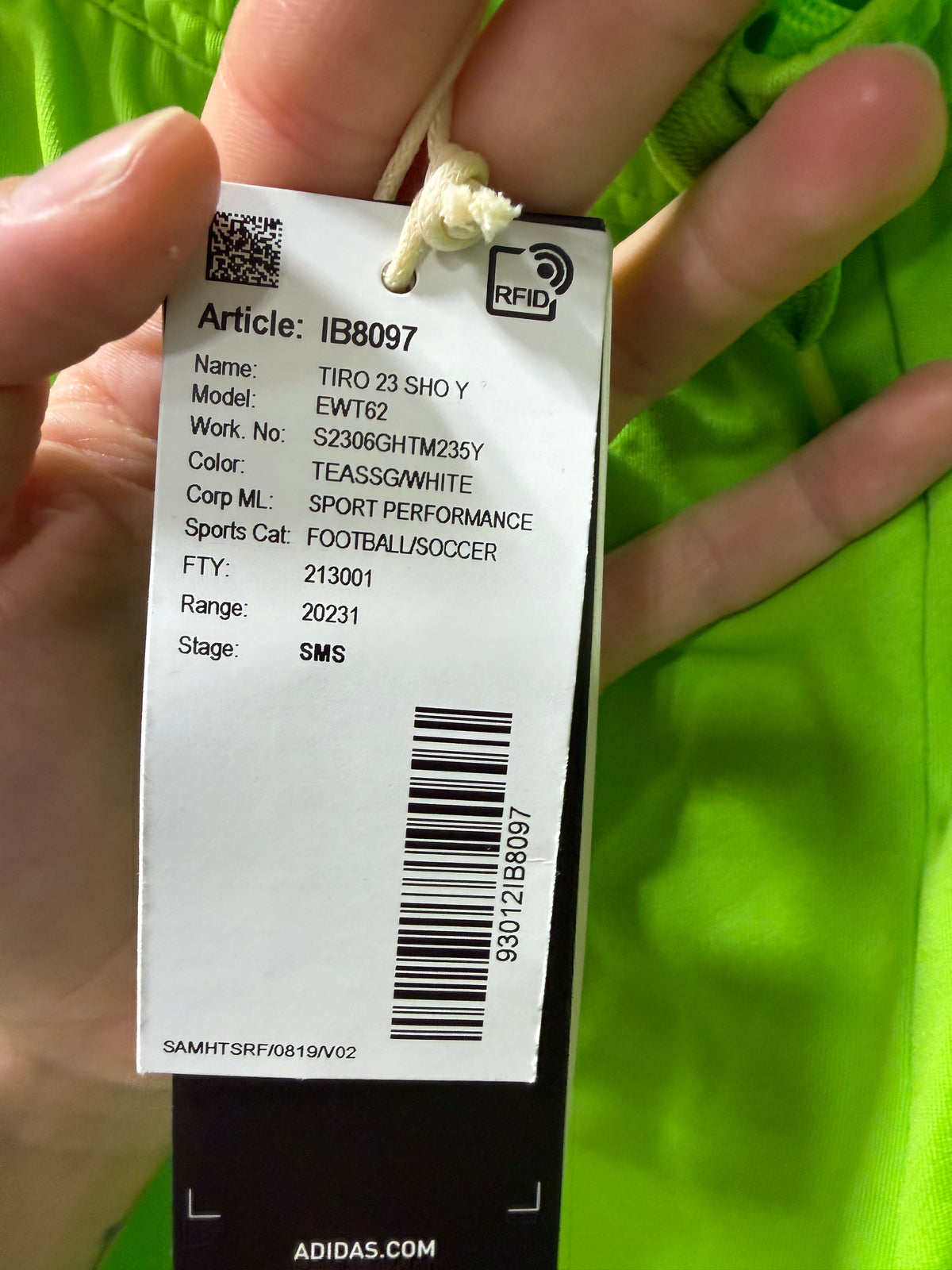adidas Tiro 23 League Shorts sz 11-12Y