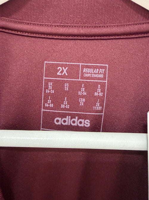 Adidas Squadra 25 Womens Jersey Size 2XL Maroon