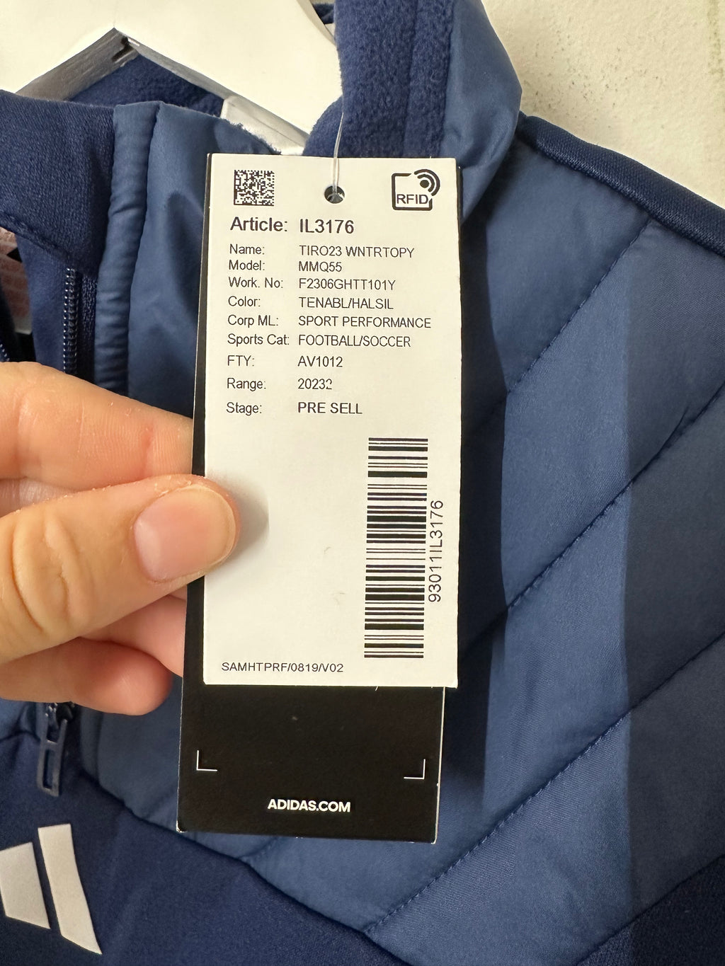 Adidas Tiro 23 Club Winterized Training Top