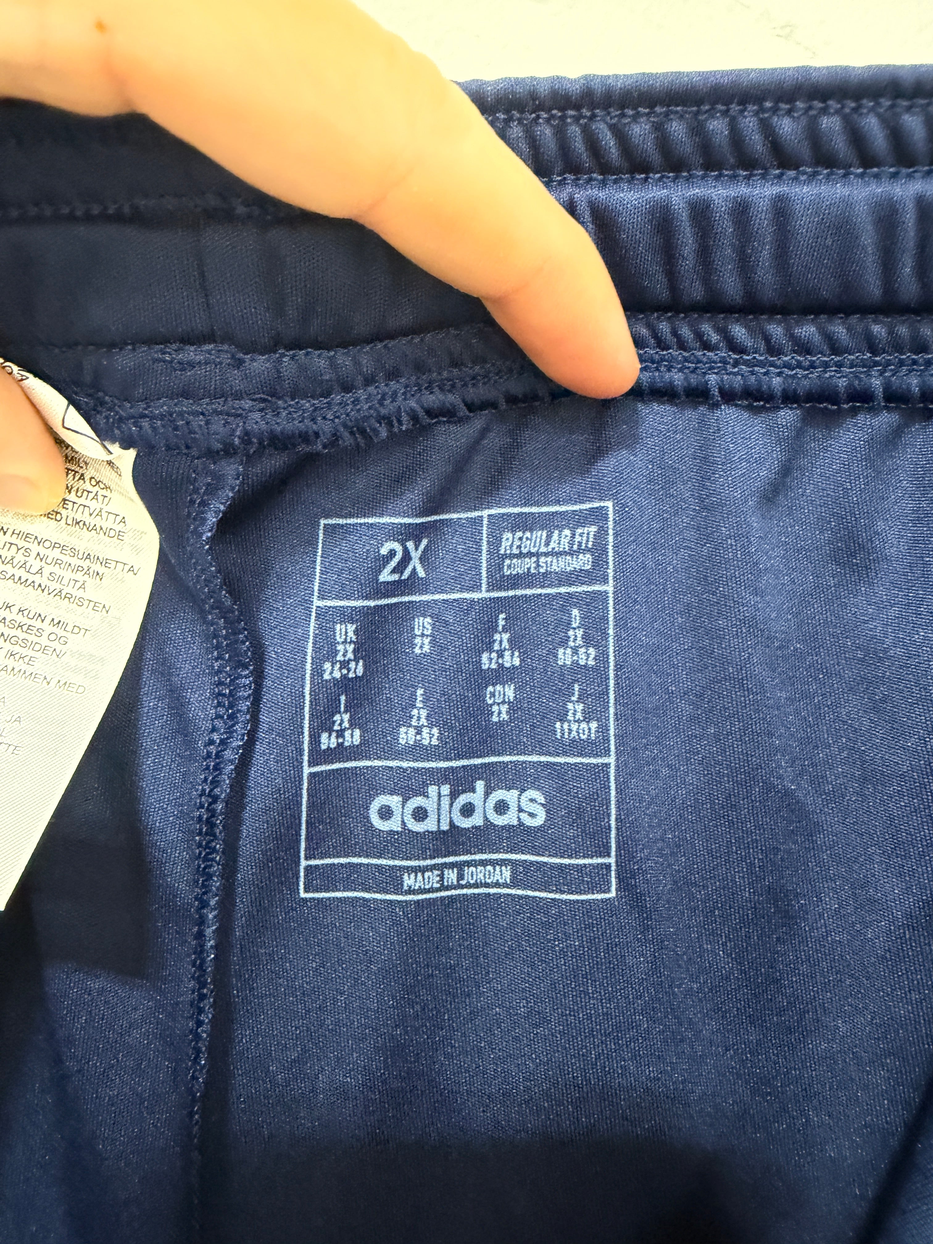 Adidas Squadra Shorts Womens Size 2XL Navy Blue