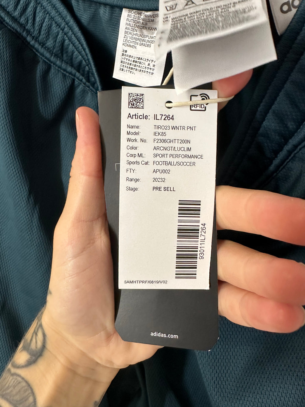 Adidas Tiro 23 Competition Winterized Pants sz M