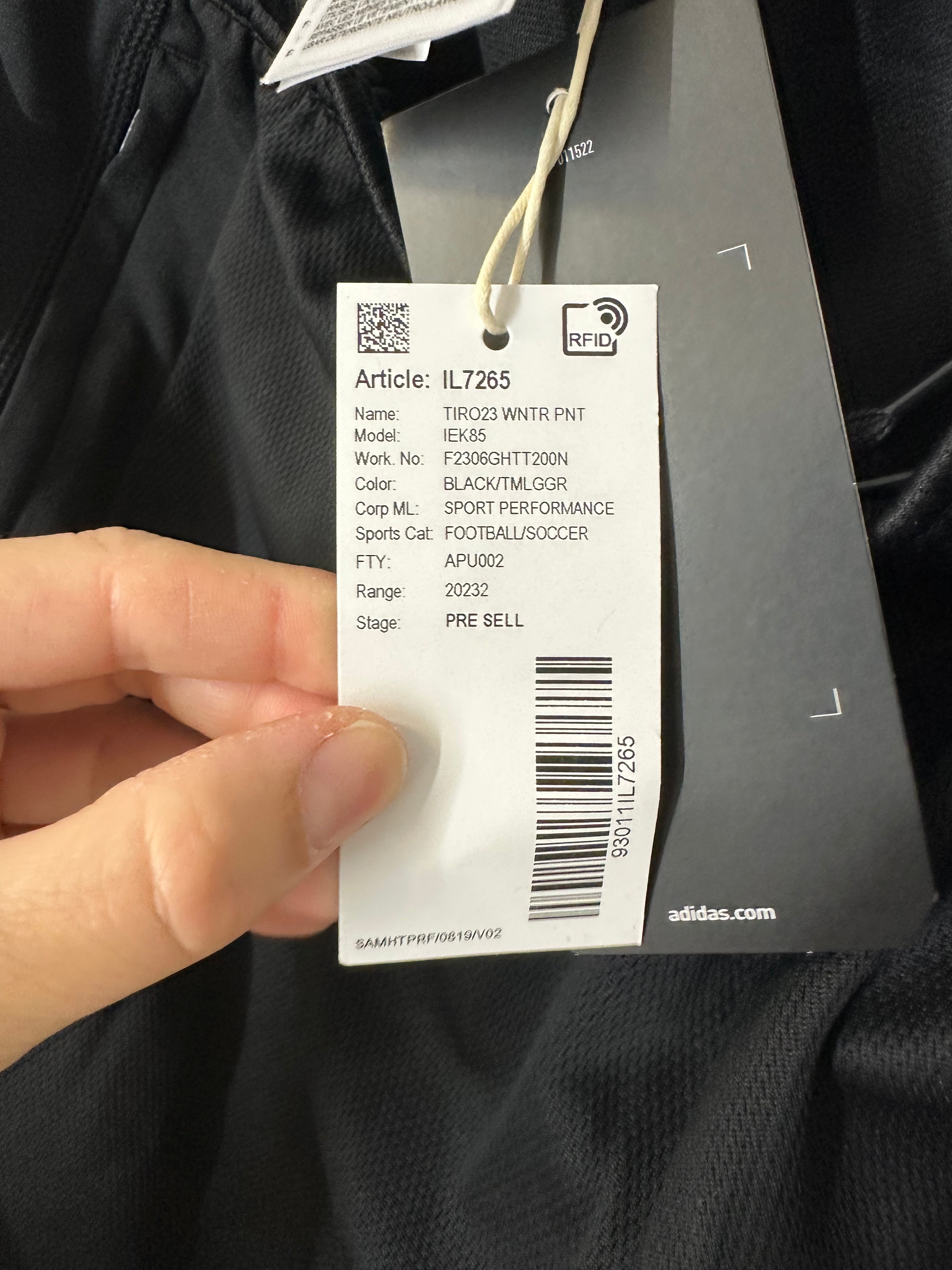 Adidas Tiro winterized athletic pants sz M