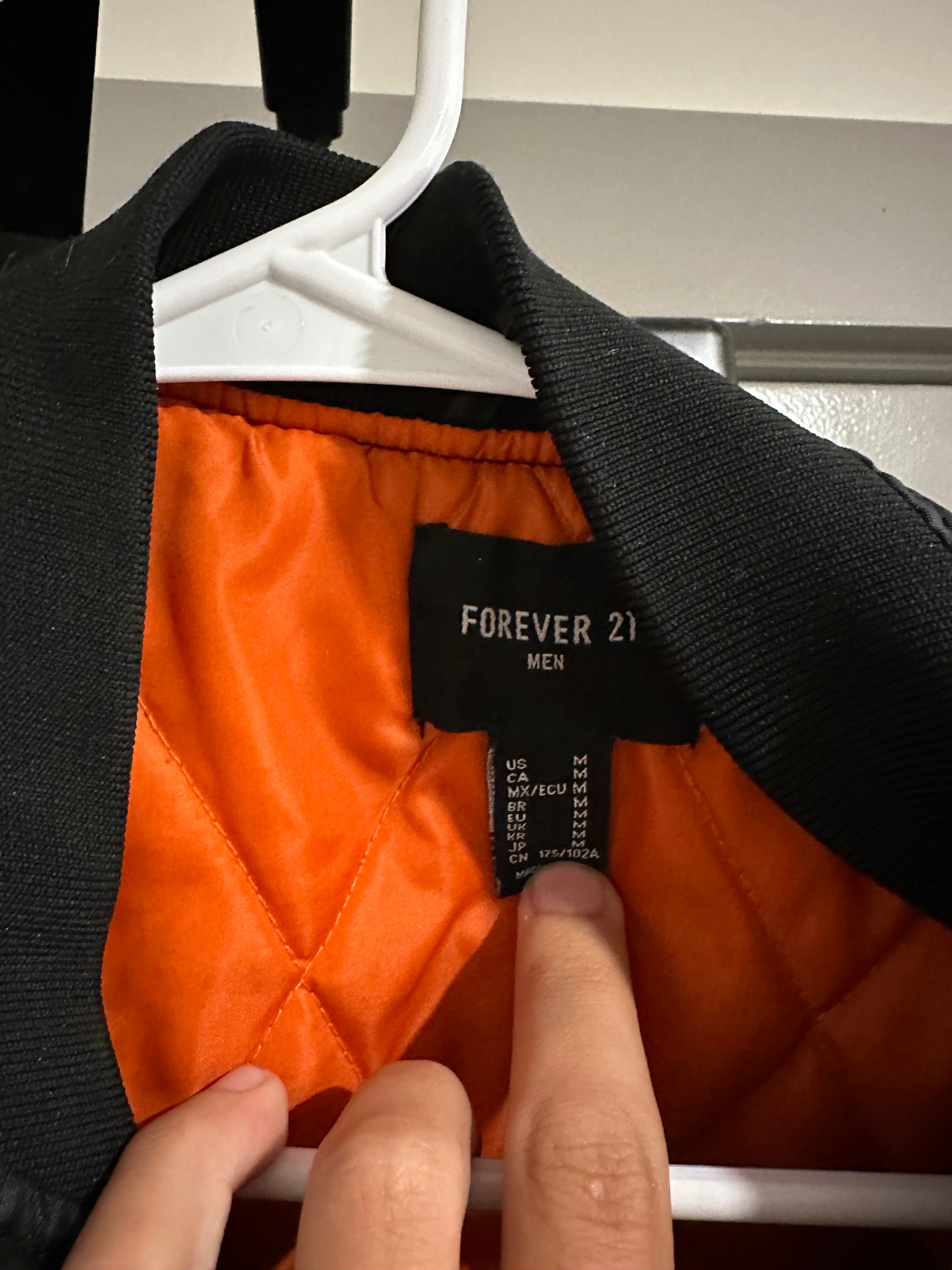 Forever 21 Bomber Jacket Sz M