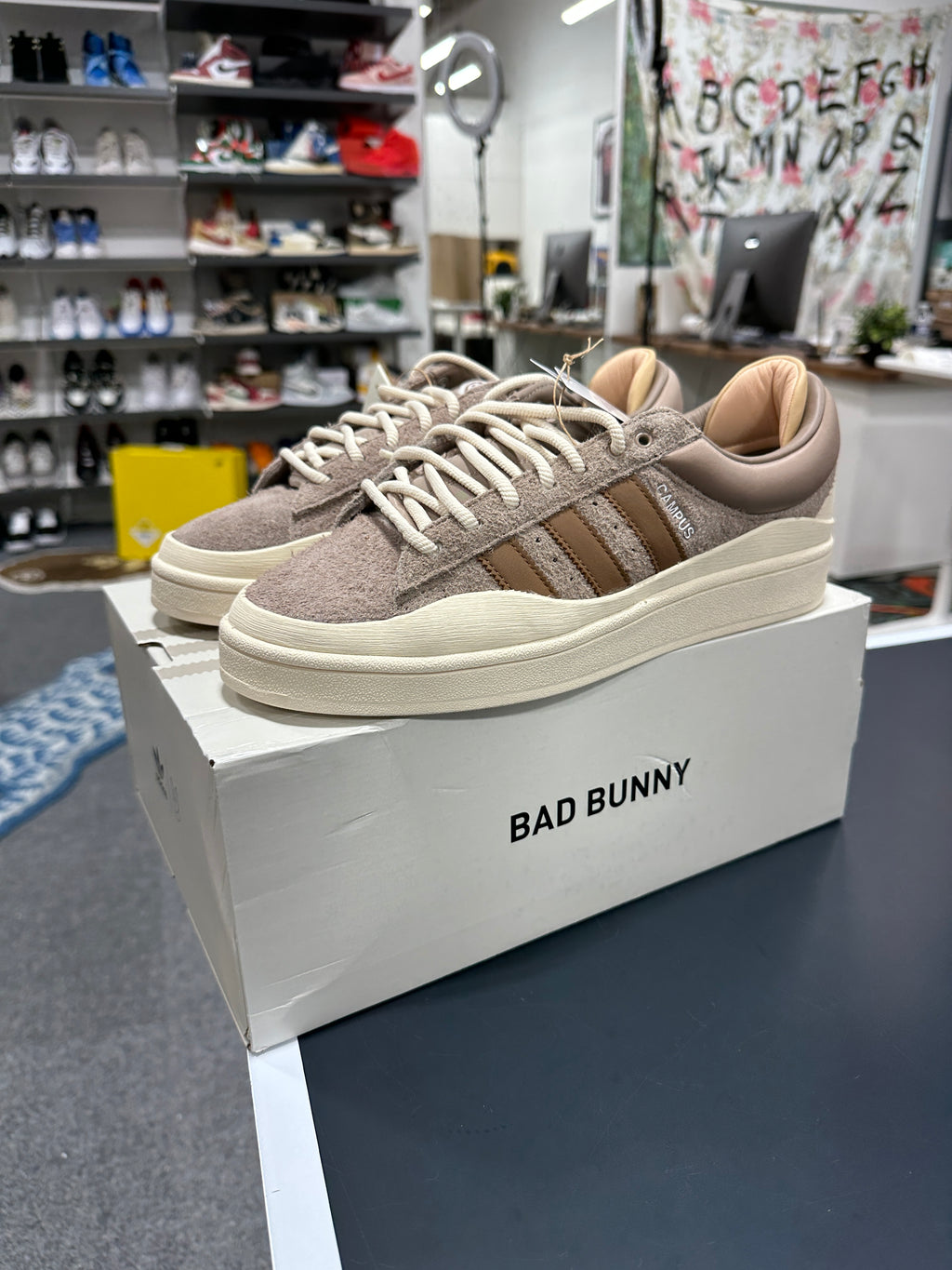 adidas Campus Light Bad Bunny Chalky Brown Sz 10.5