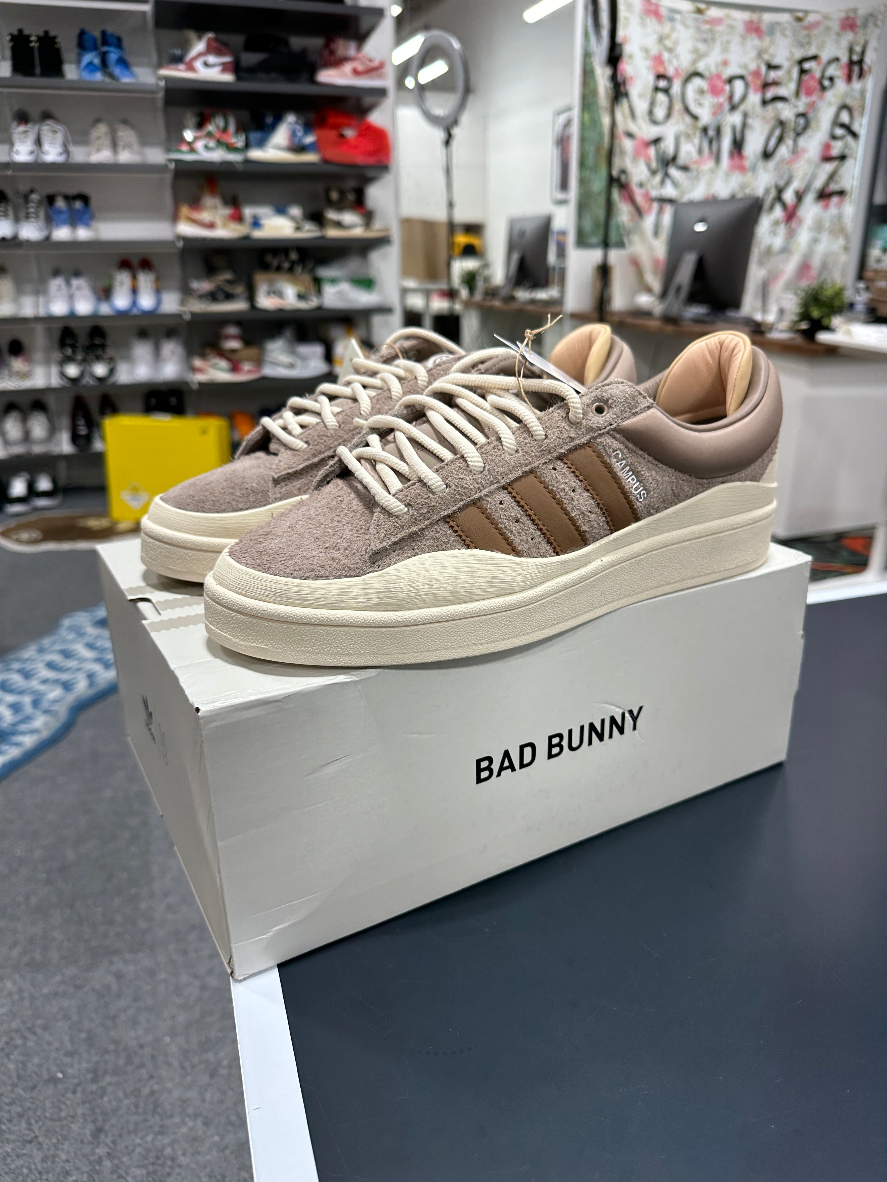 adidas Campus Light Bad Bunny Chalky Brown Sz 10.5