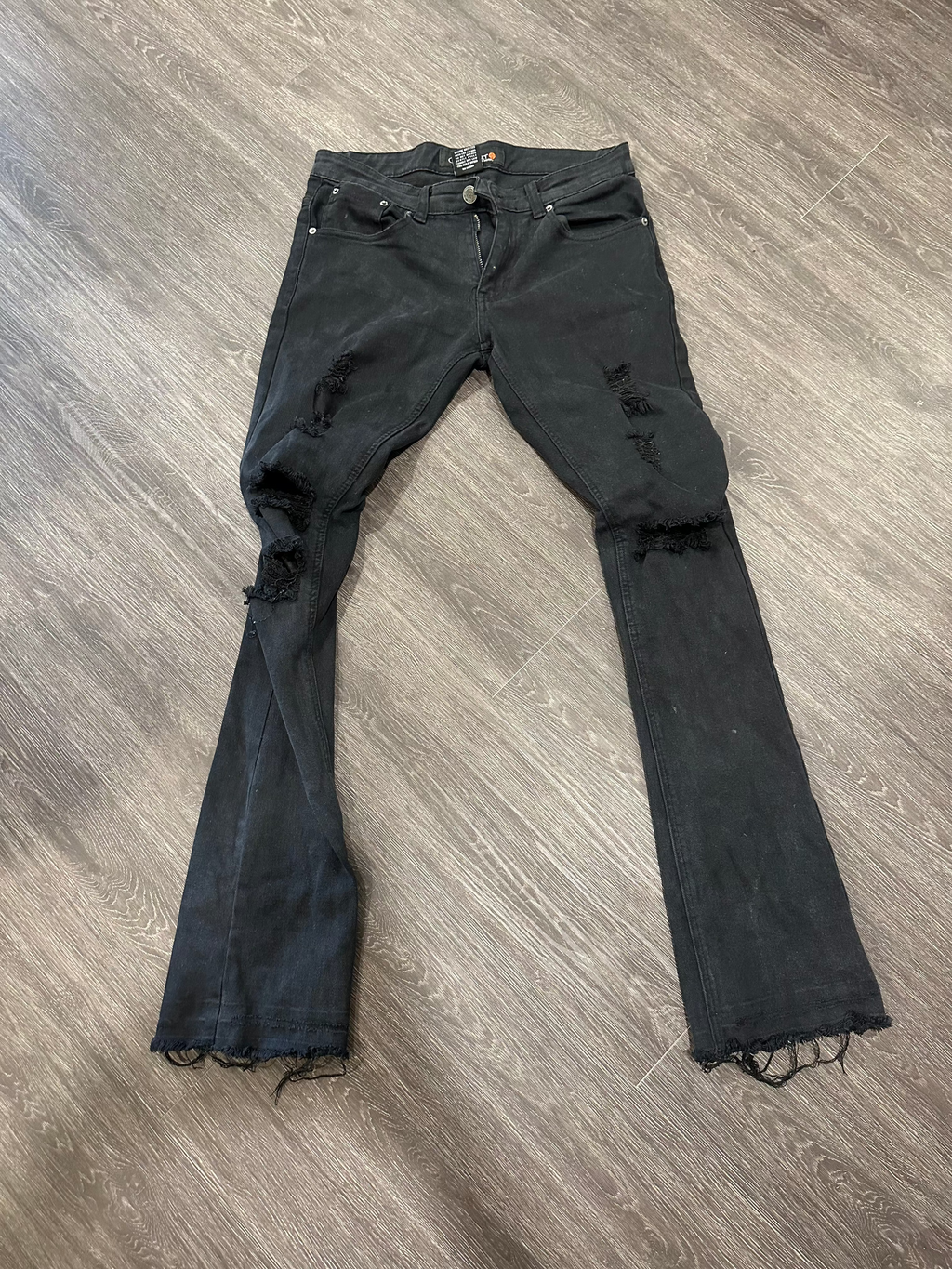 Copper Rivet Stacked Jeans Sz 30