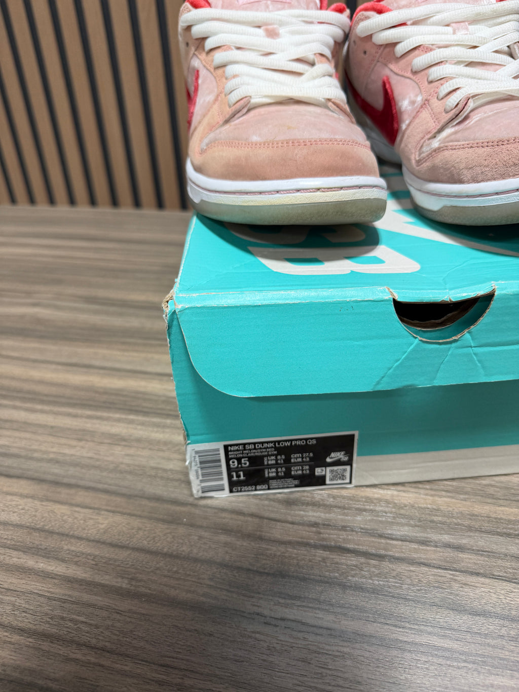 StrangeLove x Nike Dunk Low SB 'Valentine's Day' Sz 9.5