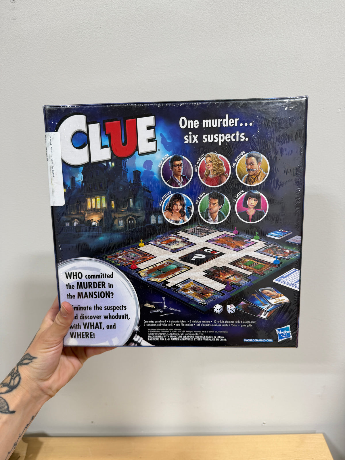 Clue Classic Mystery Board Game by Hasbro Gaming