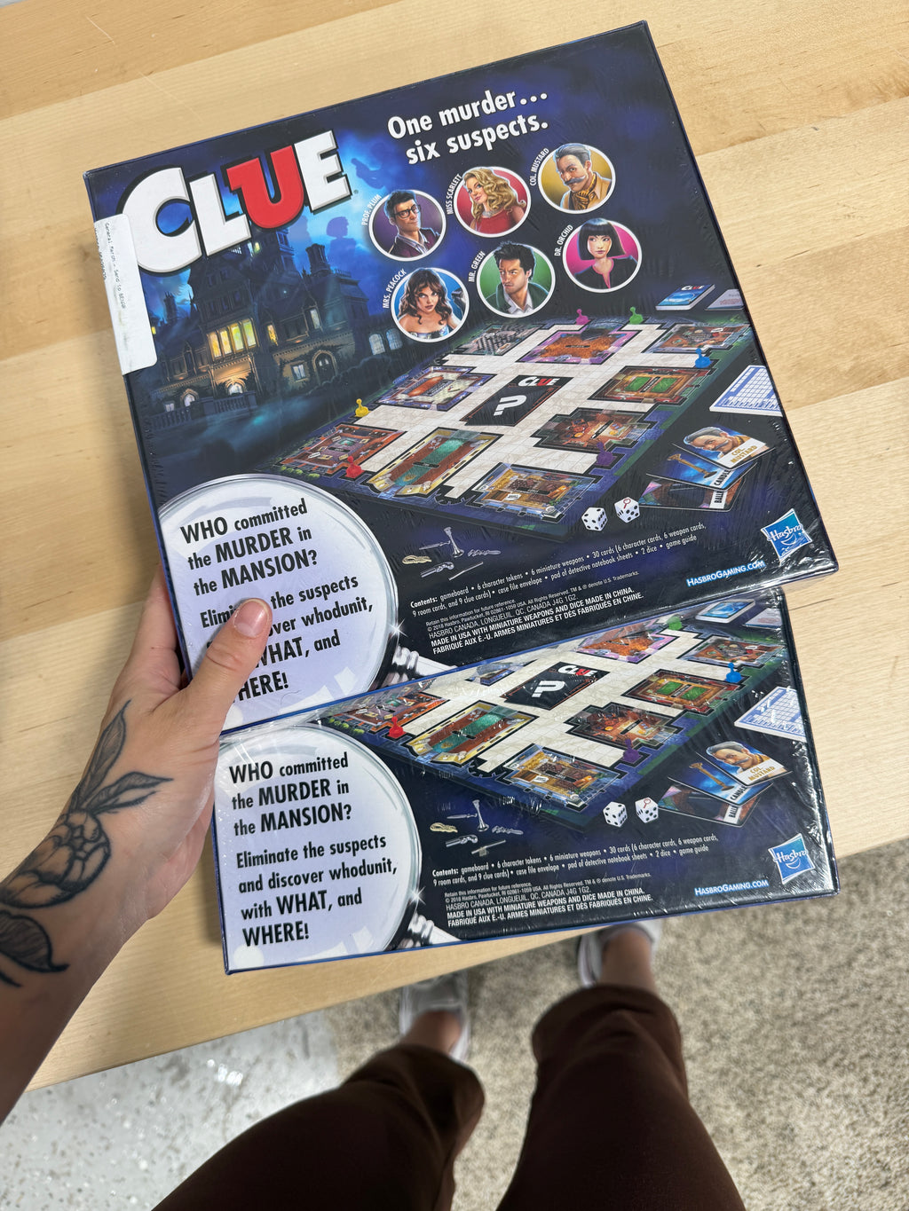 Clue Classic Mystery Board Game by Hasbro Gaming