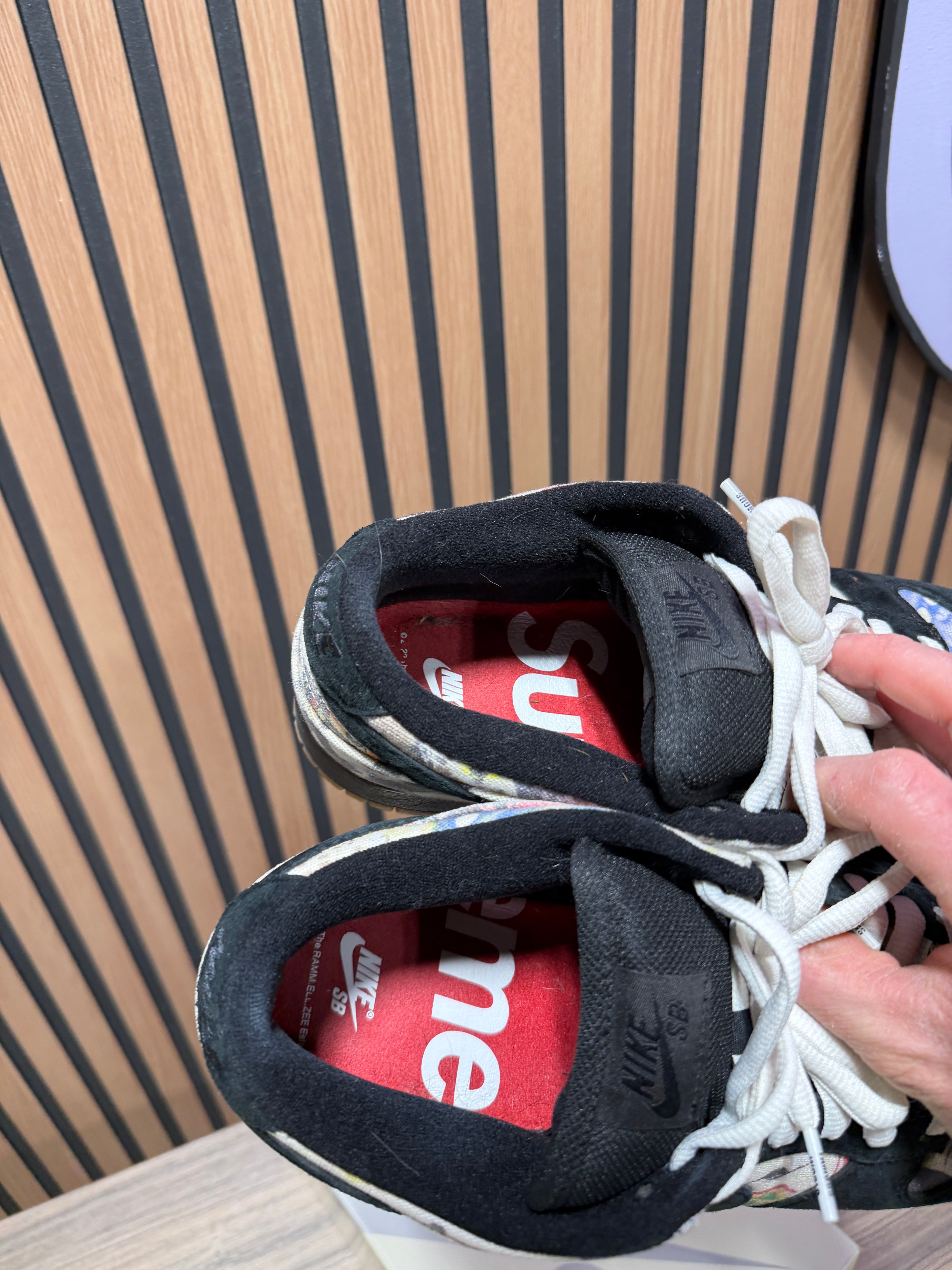 Supreme x Nike Dunk Low SB 'Rammellzee' Sz 10.5