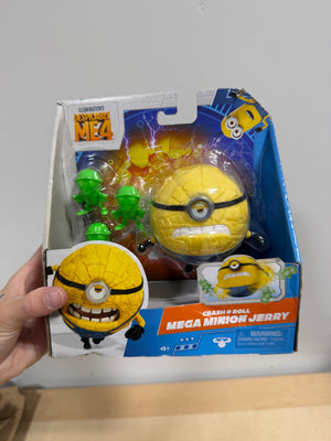 Despicable Me 4 Crash & Roll Mega Minion Jerry Action Figure by Moose Toys