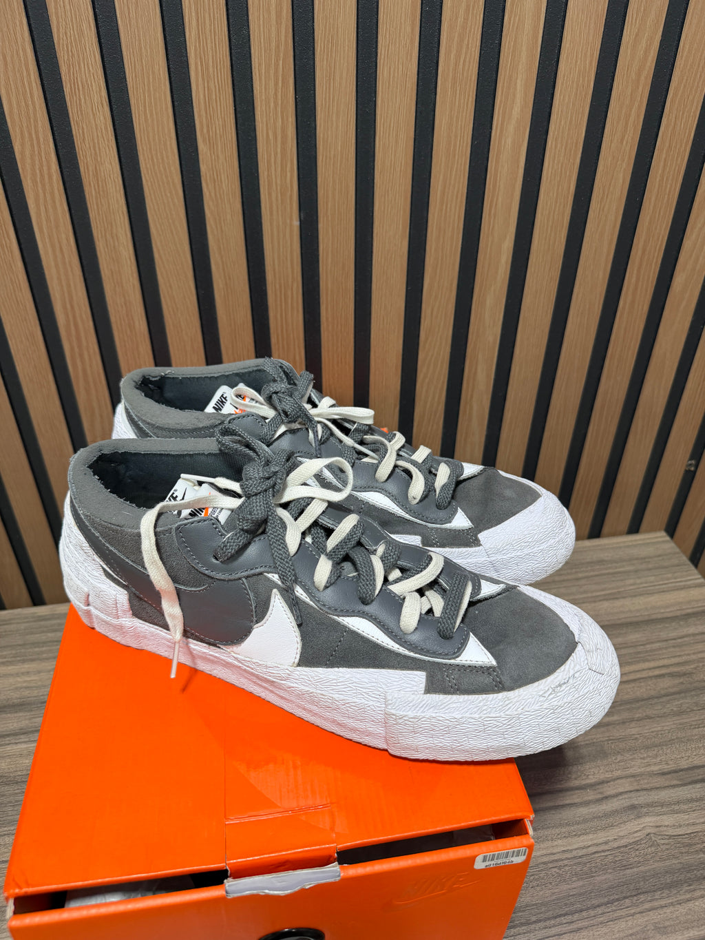 sacai x Nike Blazer Low 'Iron Grey' Sz 13